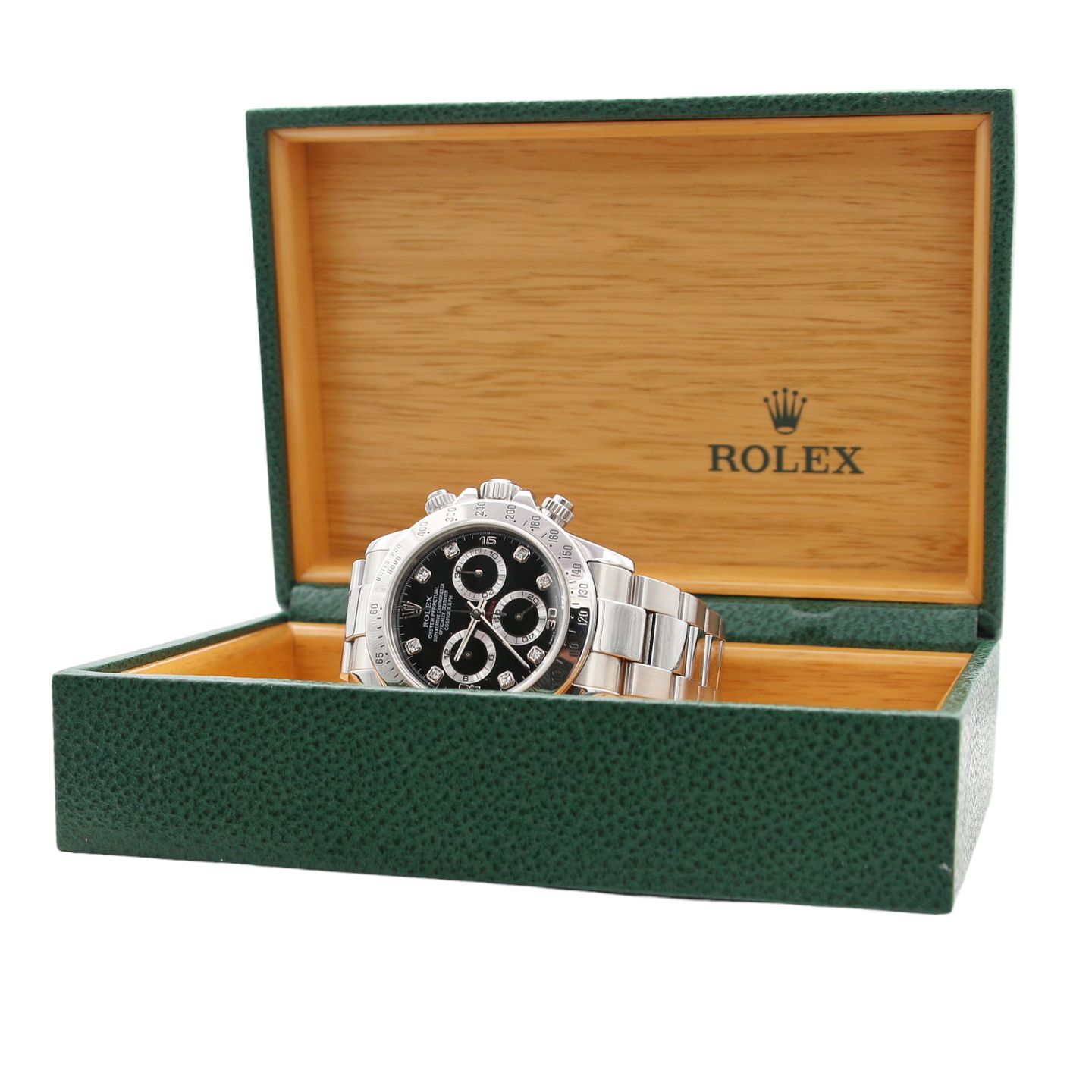 Rolex Daytona 116520 (Unknown (random serial)) - Black dial 40 mm Steel case (6/8)