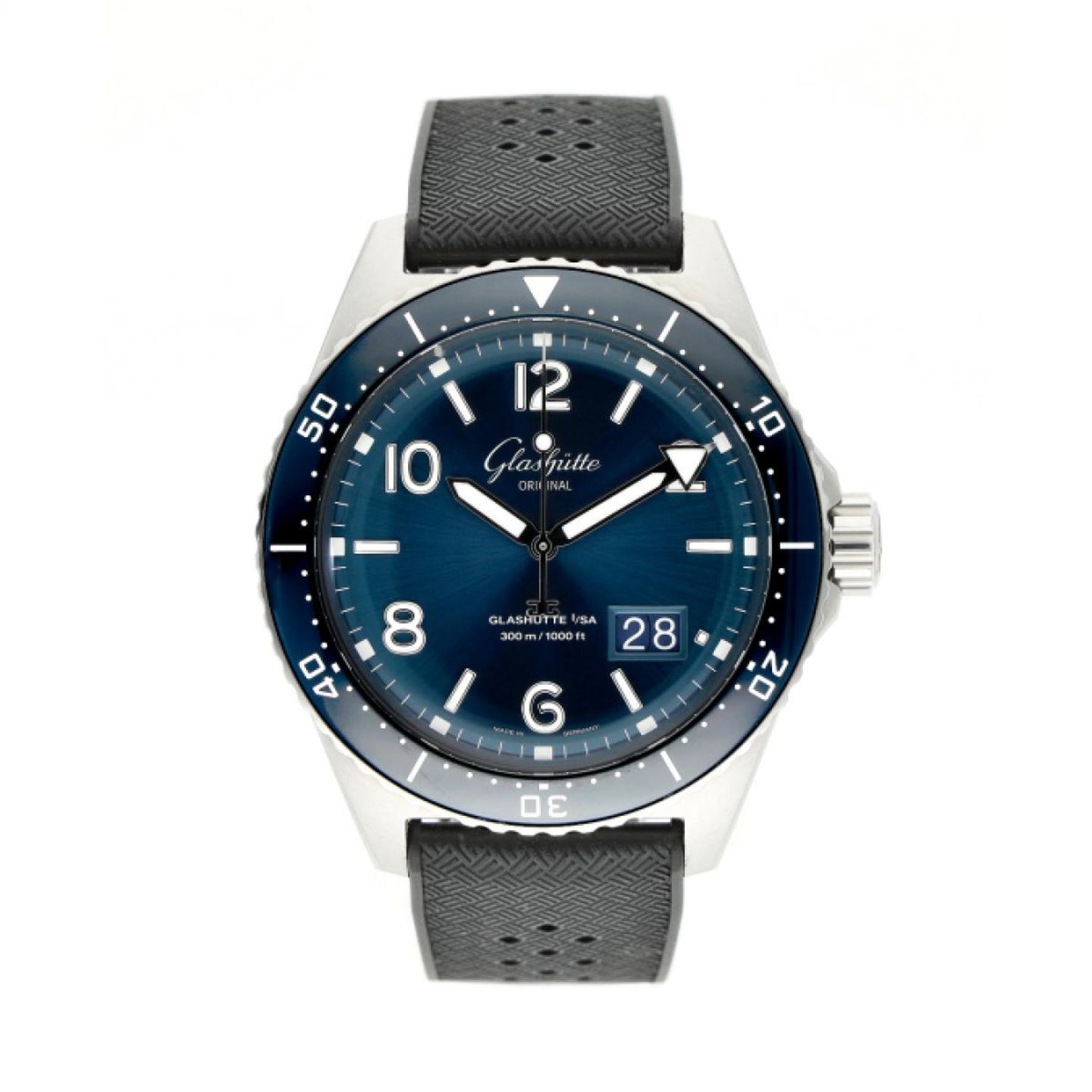 Glashütte Original SeaQ Panoramadatum 1-36-13-02-81-06 (2022) - Blue dial 44 mm Steel case (1/5)