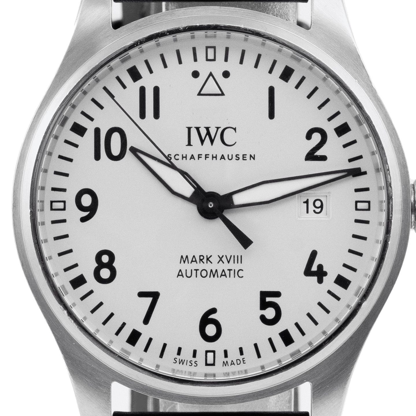 IWC Pilot Mark IW327002 (Onbekend (willekeurig serienummer)) - Zilver wijzerplaat 40mm Staal (2/6)