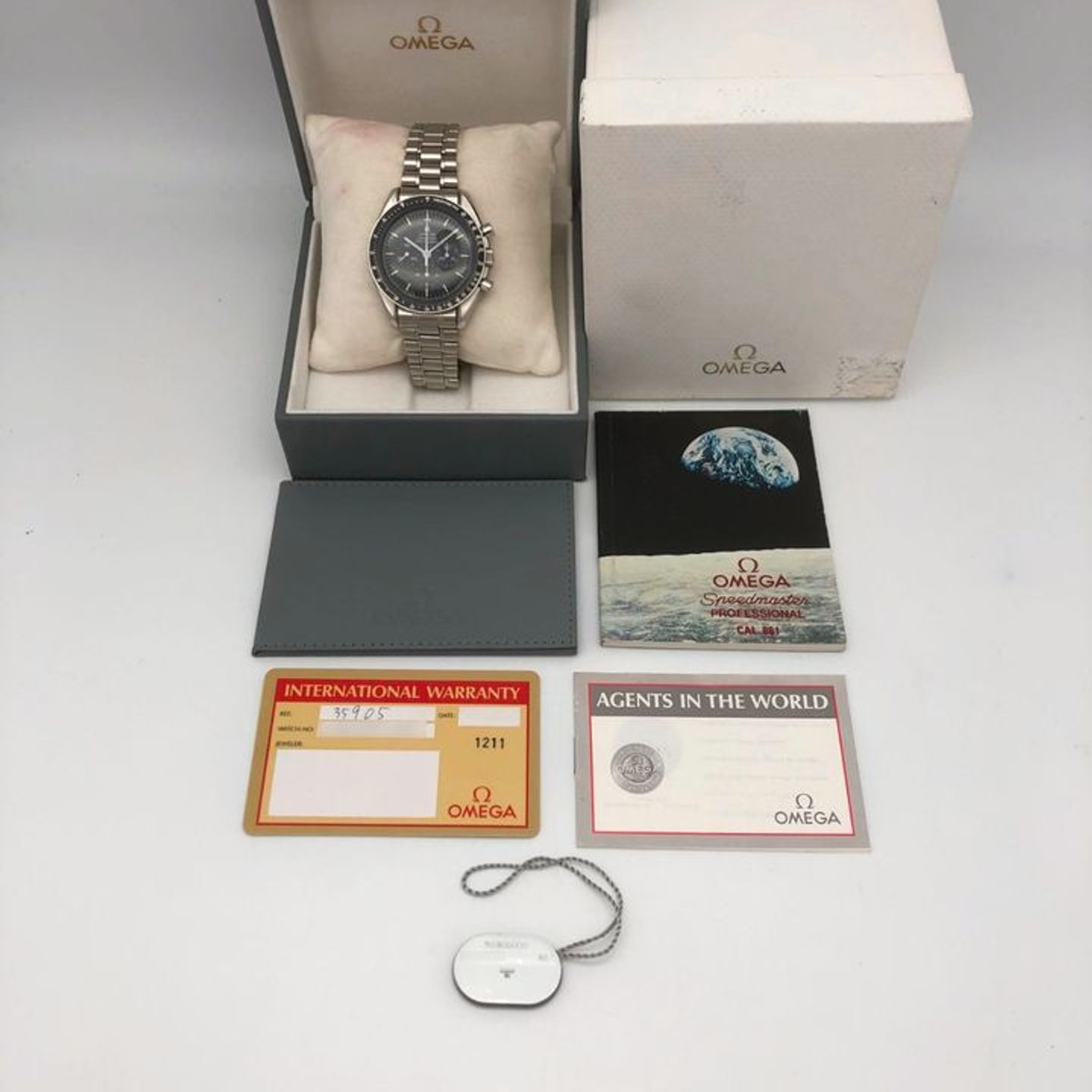 Omega Speedmaster Professional Moonwatch 3590.50.00 (1992) - Black dial 42 mm Steel case (9/9)