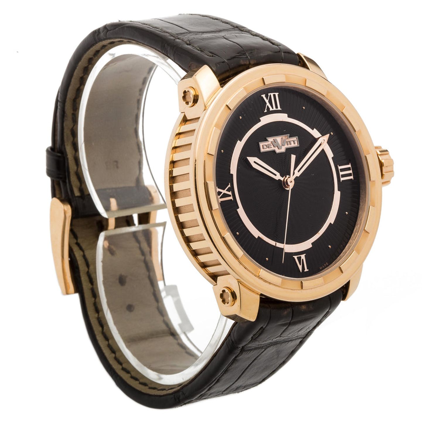 Dewitt Twenty-8-Eight T8.AU.001 (Unknown (random serial)) - Black dial Unknown Rose Gold case (3/5)