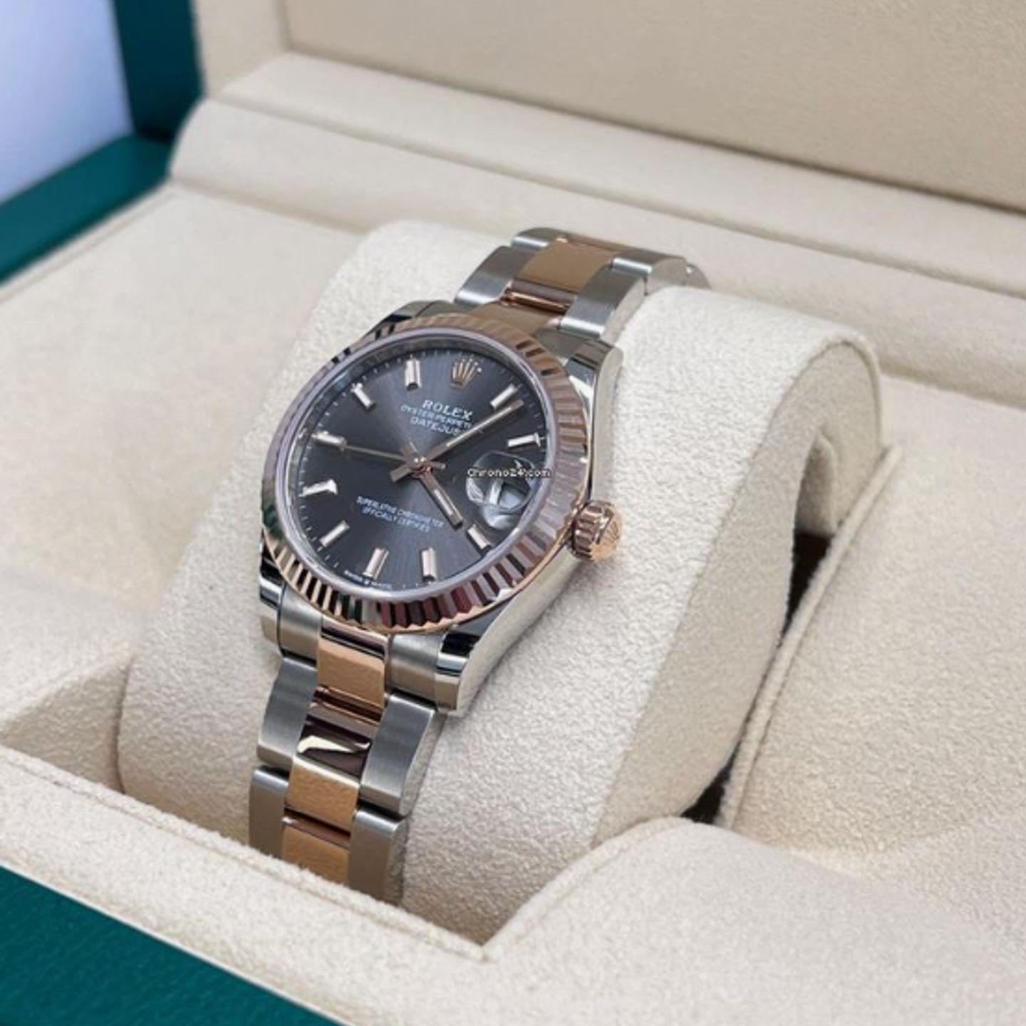 Rolex Datejust 31 278271 (2024) - Black dial 31 mm Steel case (1/4)