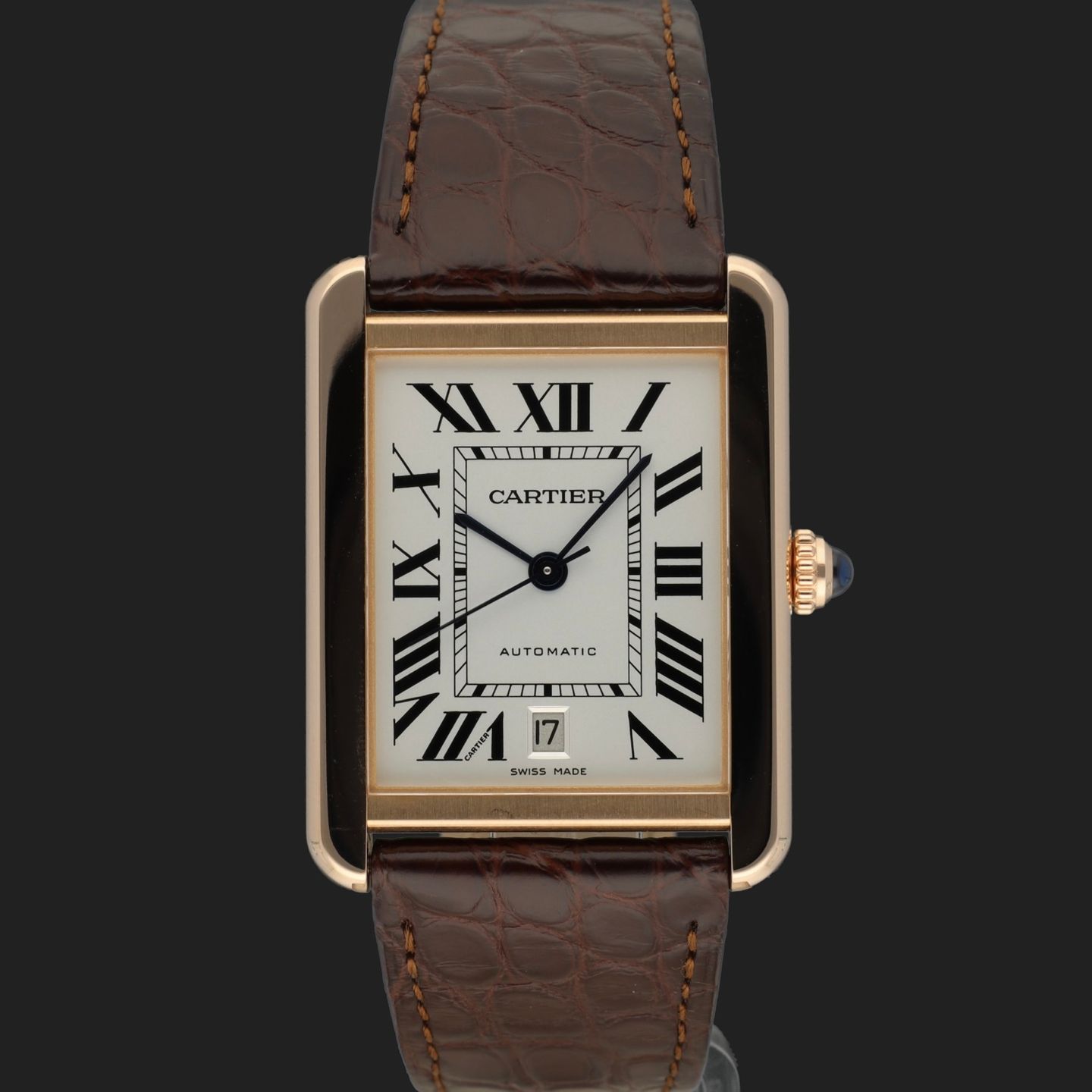 Cartier Tank Solo W5200026 (Unknown (random serial)) - Silver dial 31 mm Steel case (3/8)