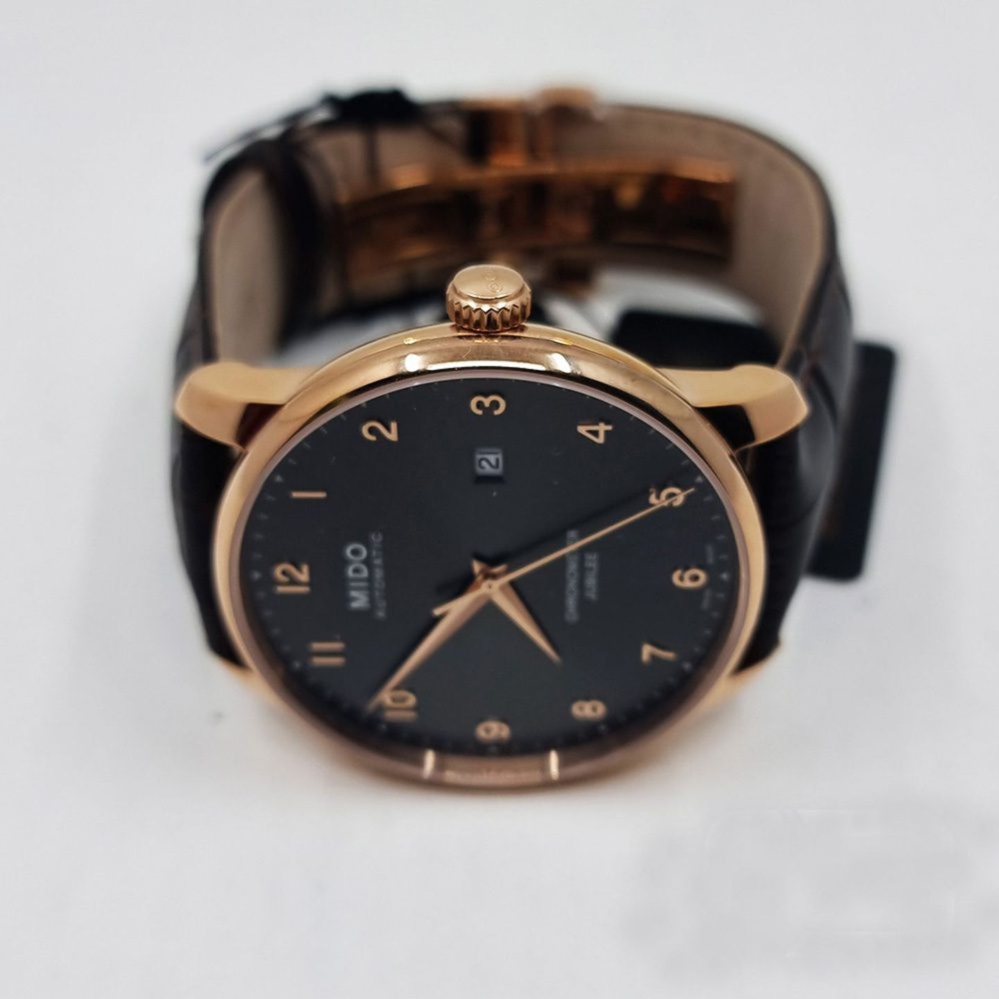 Mido Baroncelli M037.608.36.062.00 (2025) - Grey dial 42 mm Steel case (5/8)