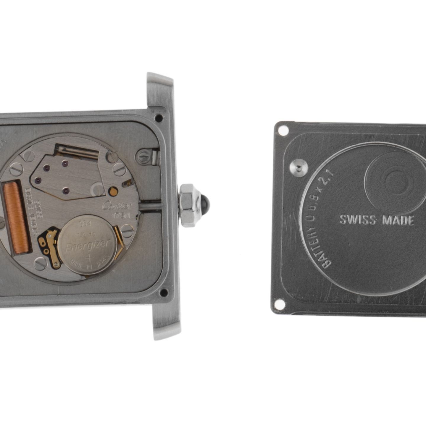 Cartier Tank Française 2465 (2006) - White dial 25 mm Steel case (8/8)