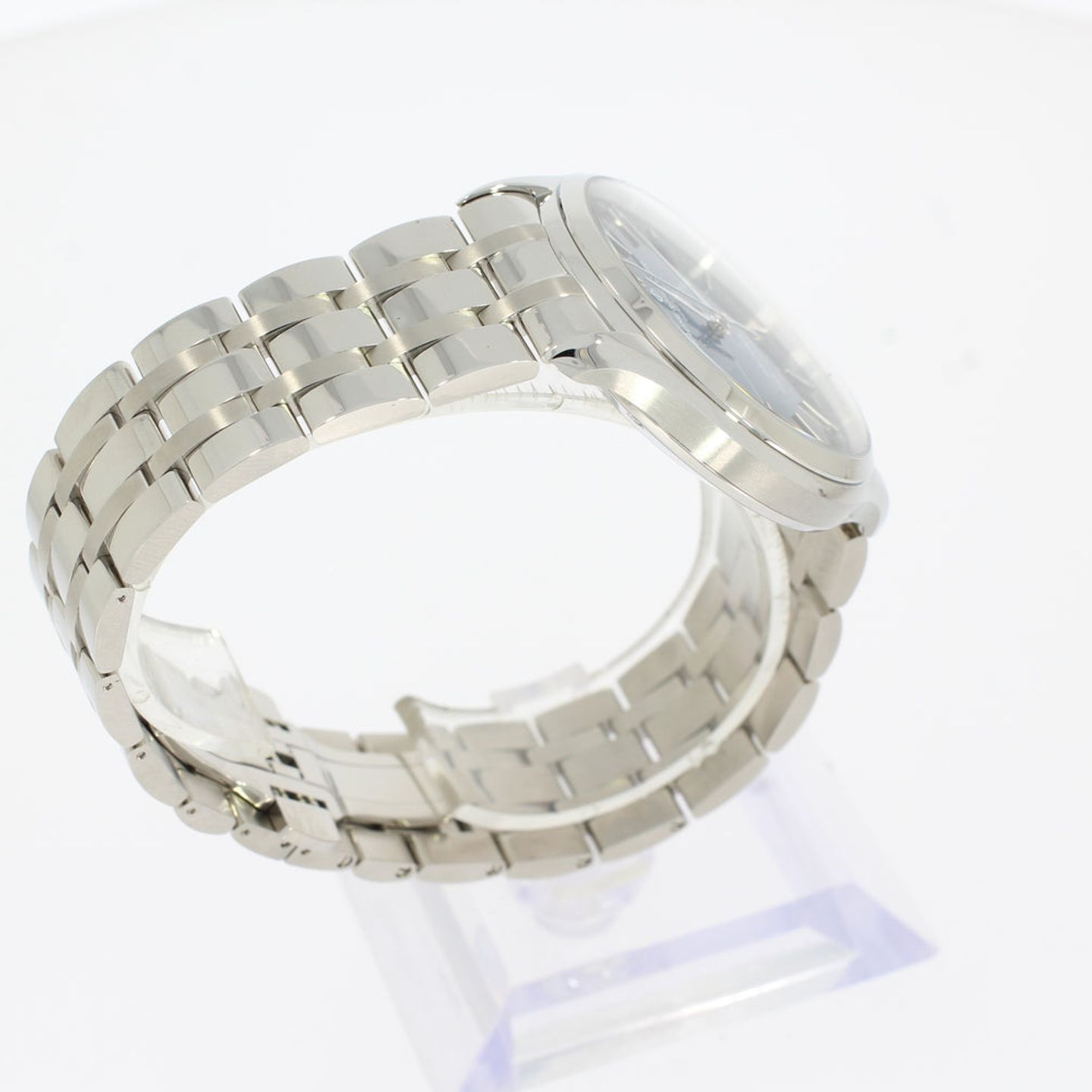 Baume & Mercier Clifton M0A10468 (2025) - Blauw wijzerplaat 40mm Staal (3/4)