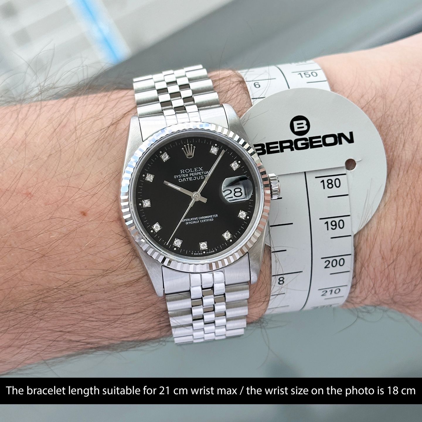 Rolex Datejust 36 16234 (1991) - 36 mm Steel case (2/8)