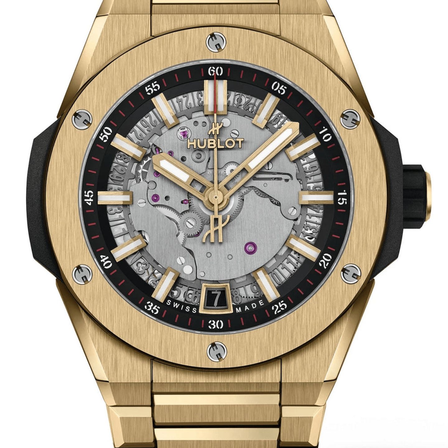 Hublot Big Bang 456.VX.0130.VX (2024) - Grey dial 40 mm Yellow Gold case (1/1)