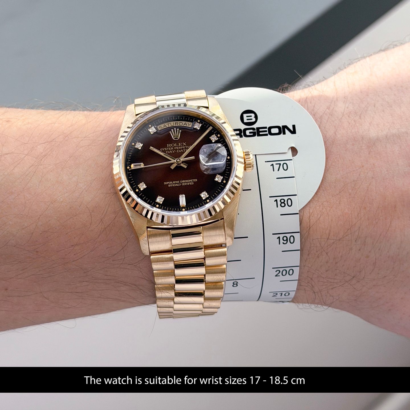 Rolex Day-Date 36 18238 (1991) - 36mm Geelgoud (2/8)