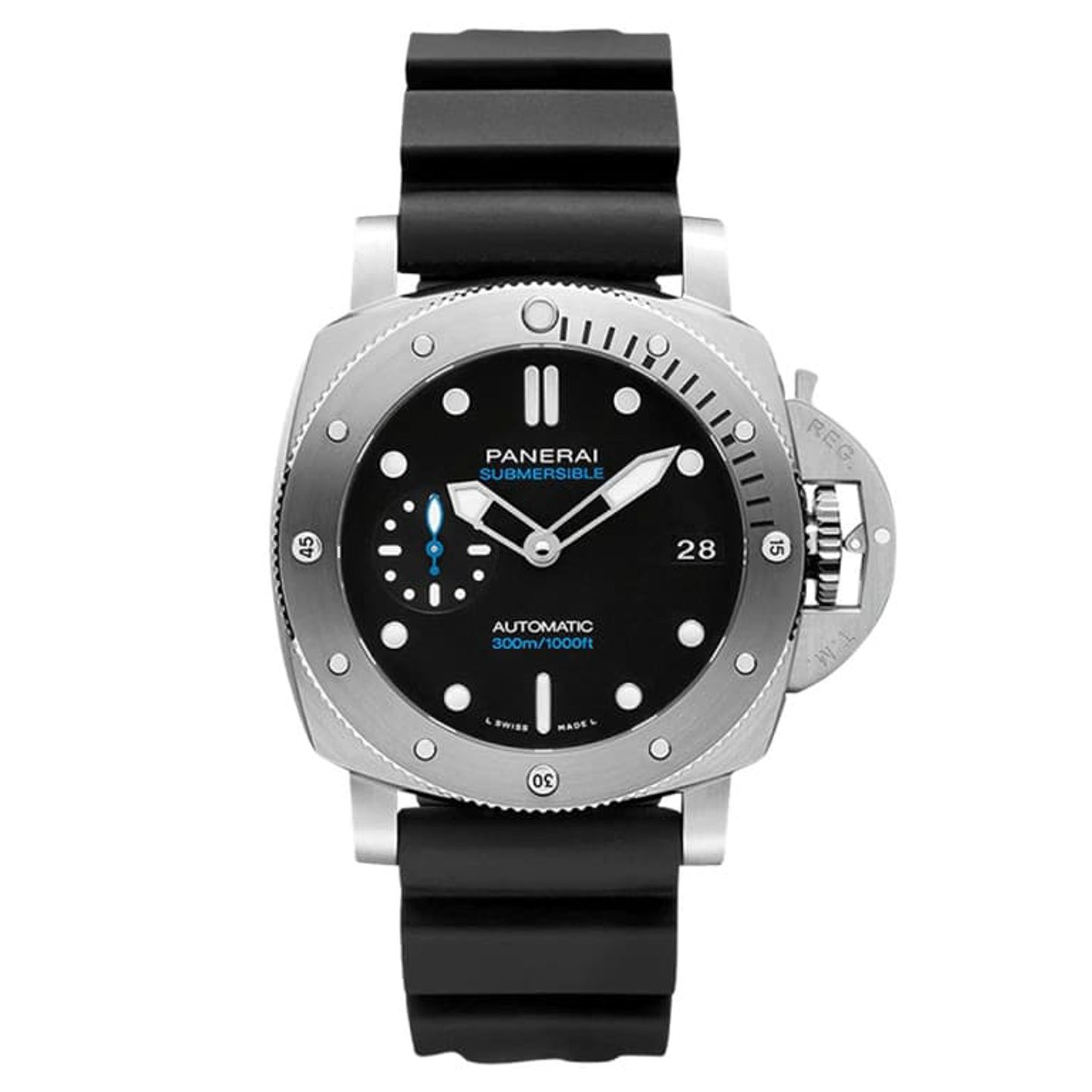 Panerai Luminor Submersible PAM02973 (2025) - Zwart wijzerplaat 42mm Staal (1/1)