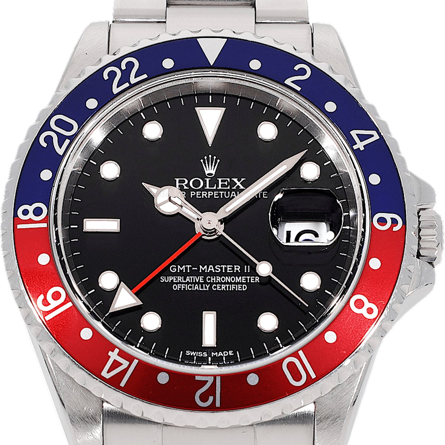Rolex GMT-Master 16750 (2006) - Black dial 40 mm Steel case (1/5)