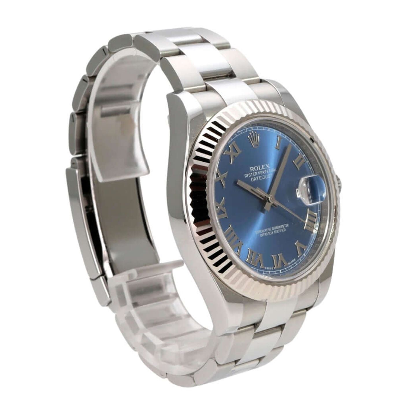 Rolex Datejust II 116334 (2016) - Blue dial 41 mm Steel case (4/8)