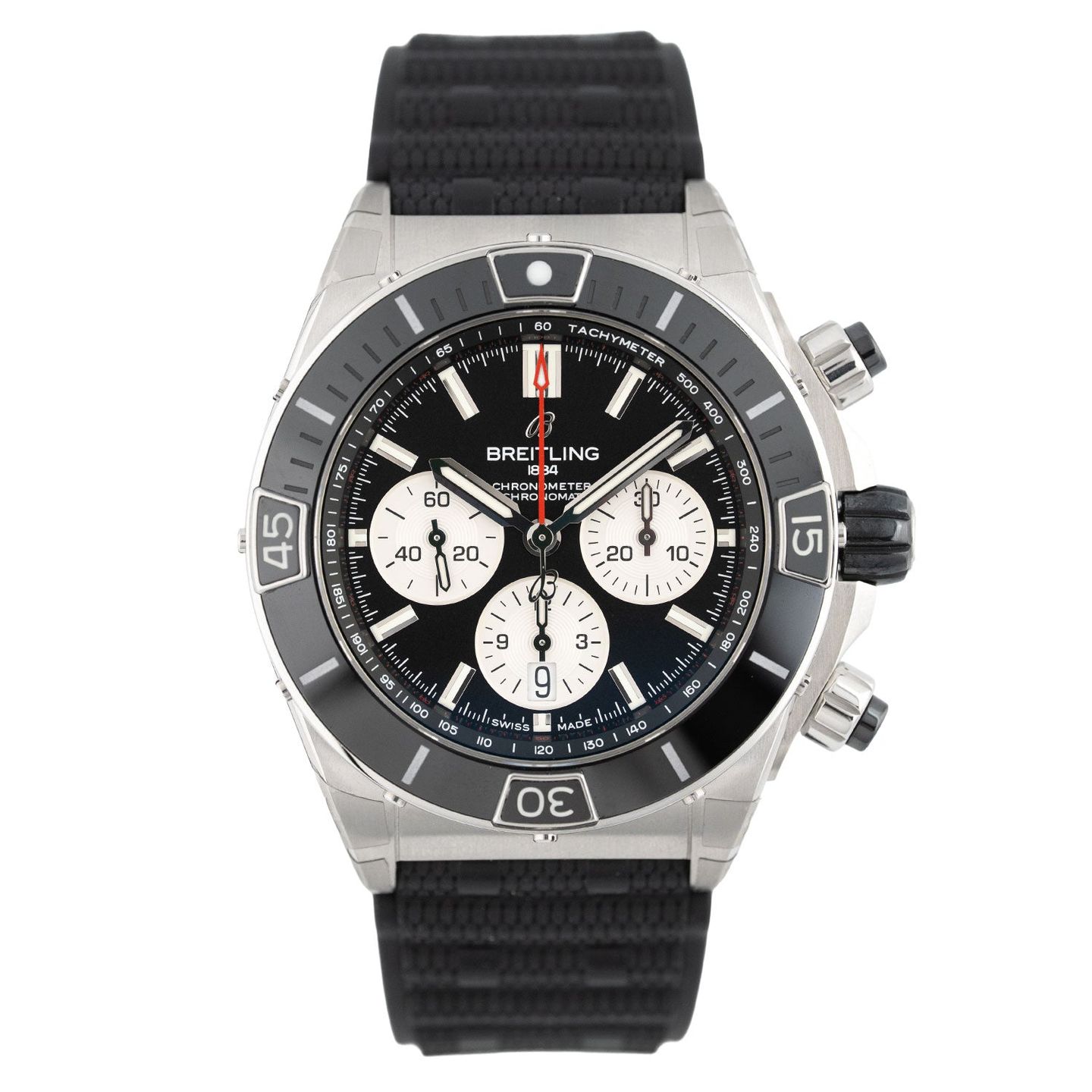 Breitling Chronomat AB0136251B1S1 (2026) - Black dial 44 mm Steel case (1/7)