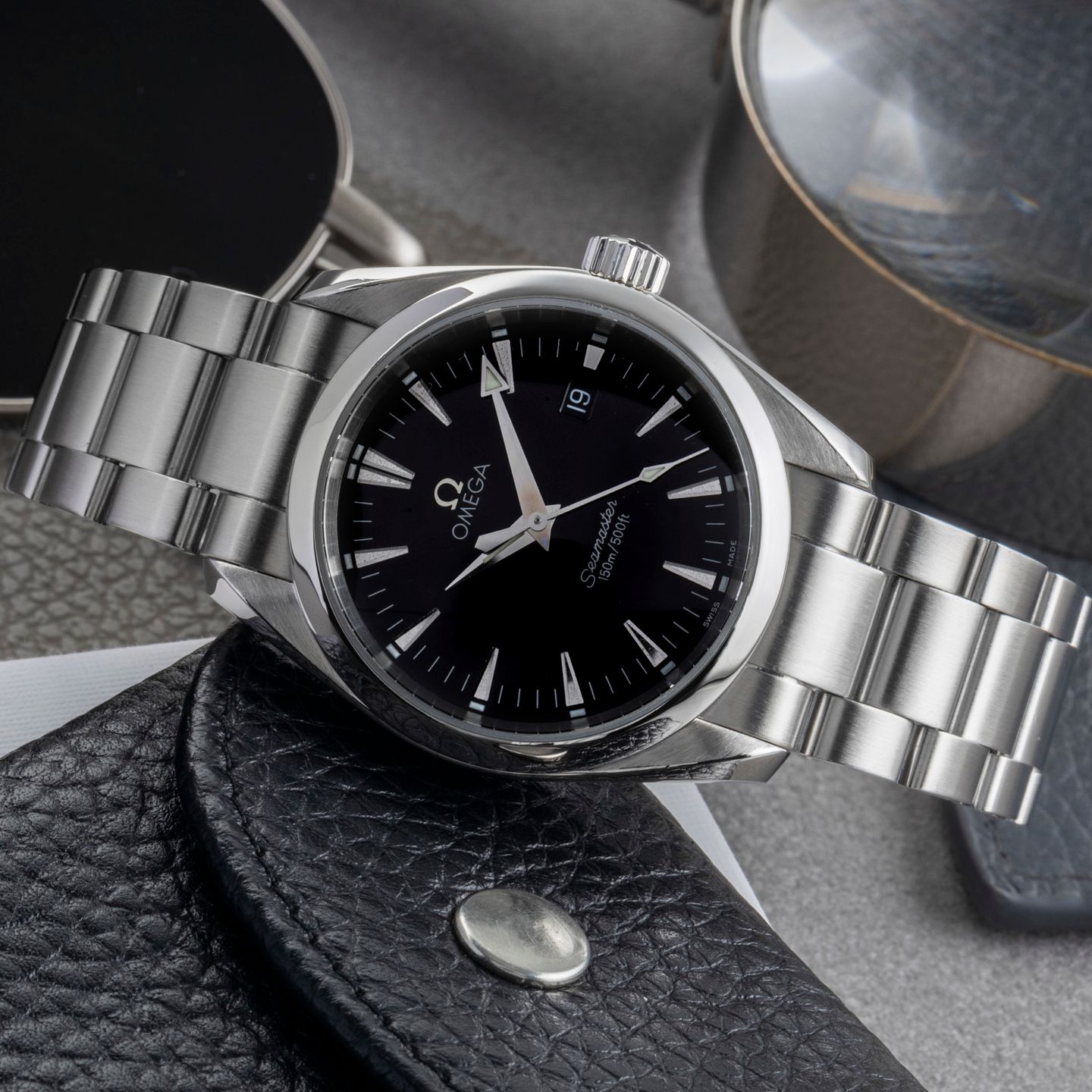 Omega Seamaster Aqua Terra 2518.50.00 (2010) - Black dial 36 mm Steel case (2/8)