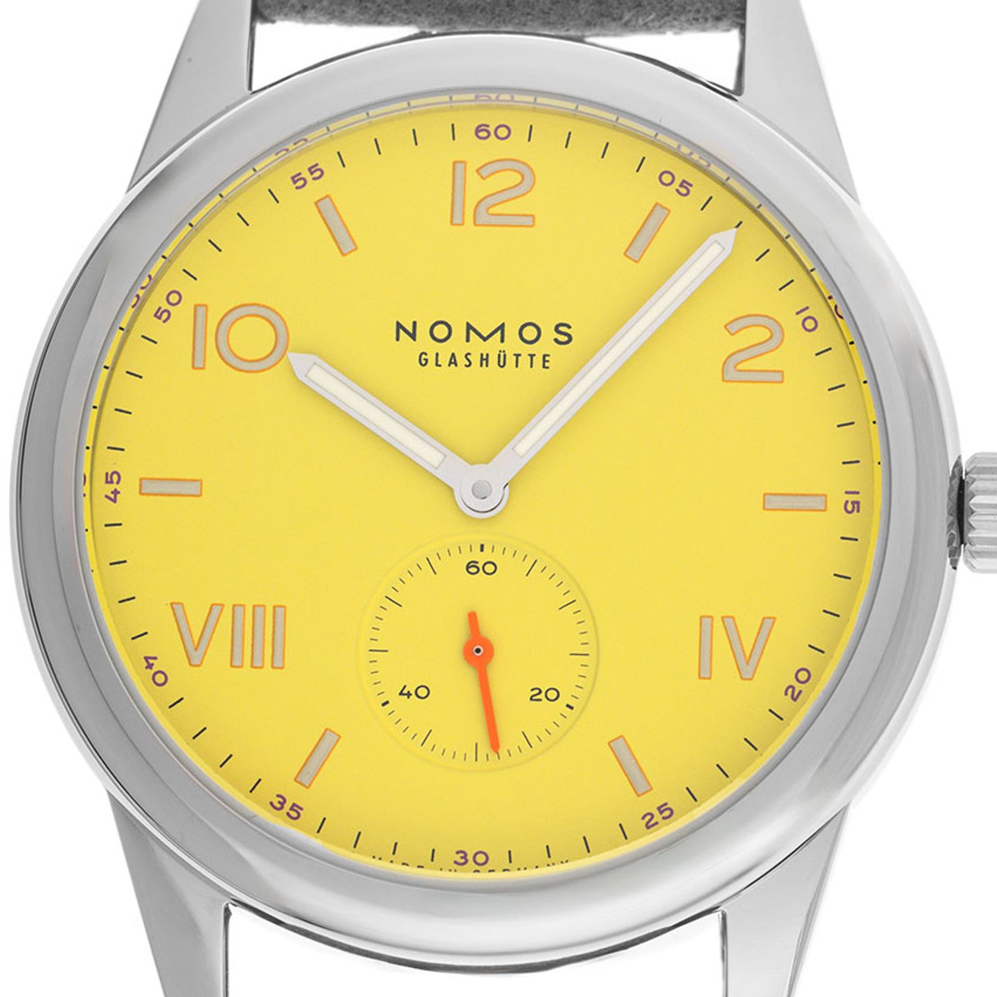 NOMOS Club 721 (2025) - Yellow dial 39 mm Steel case (1/7)