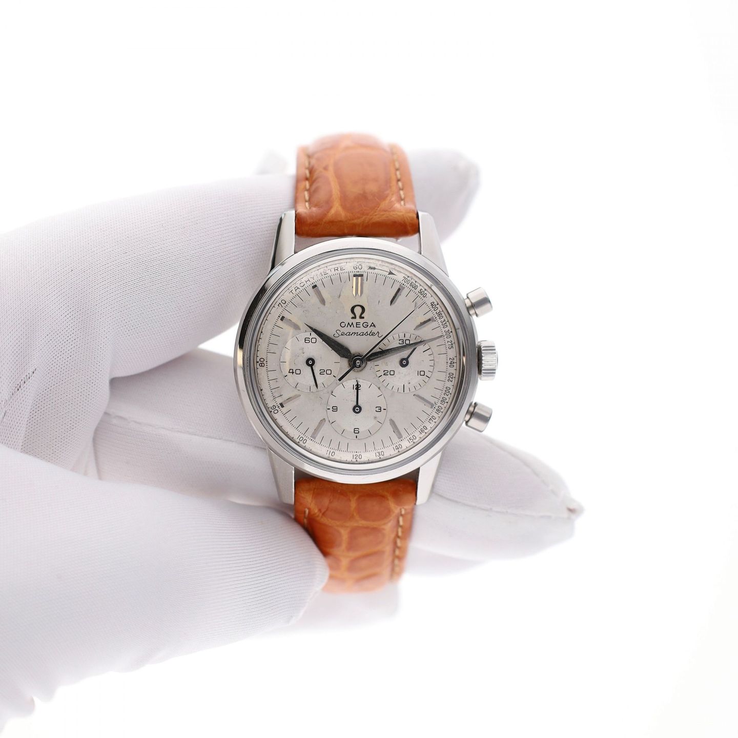 Omega Seamaster 105.001-62 (1962) - Wit wijzerplaat 36mm Staal (7/8)