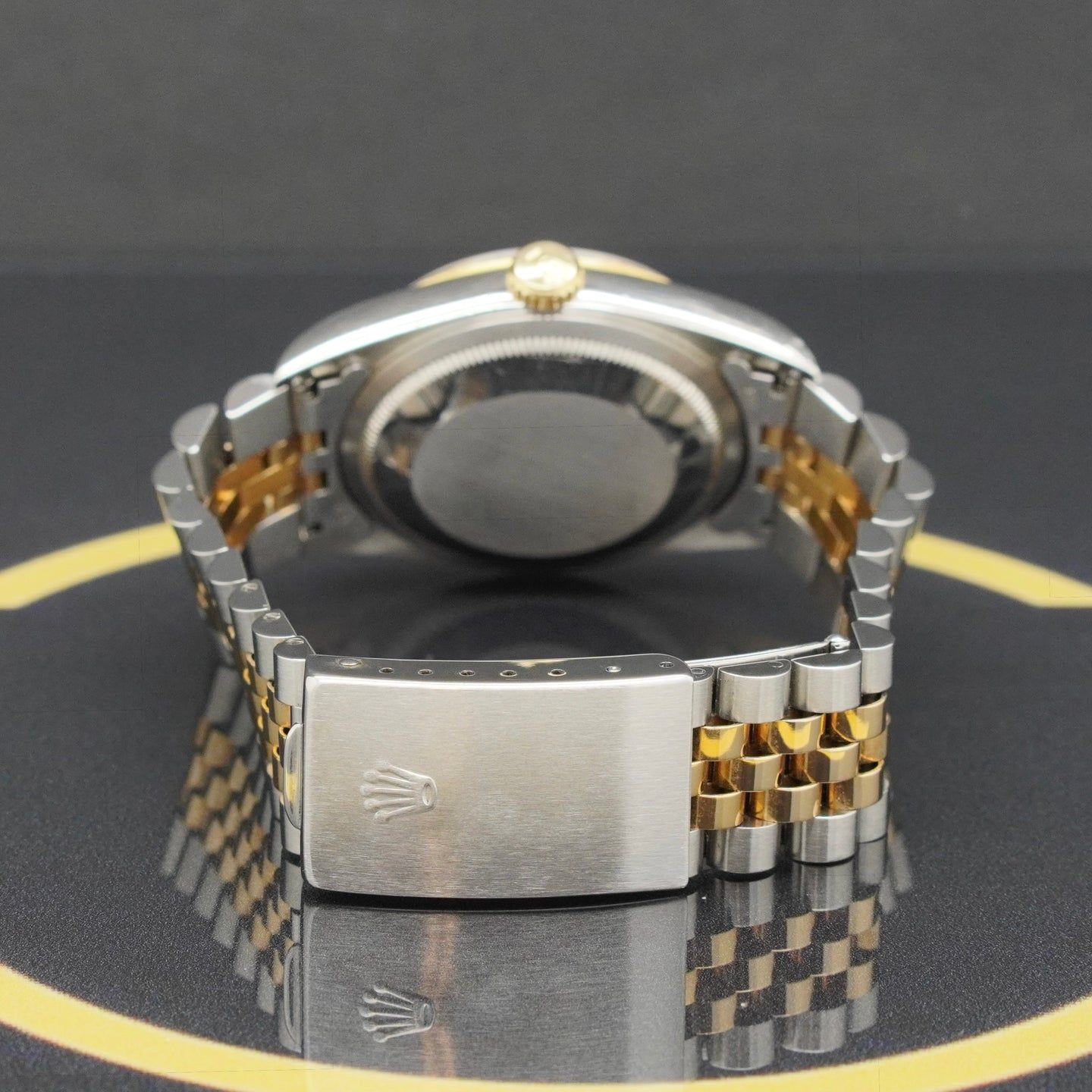 Rolex Datejust 36 16233 (1996) - Blue dial 36 mm Gold/Steel case (7/7)