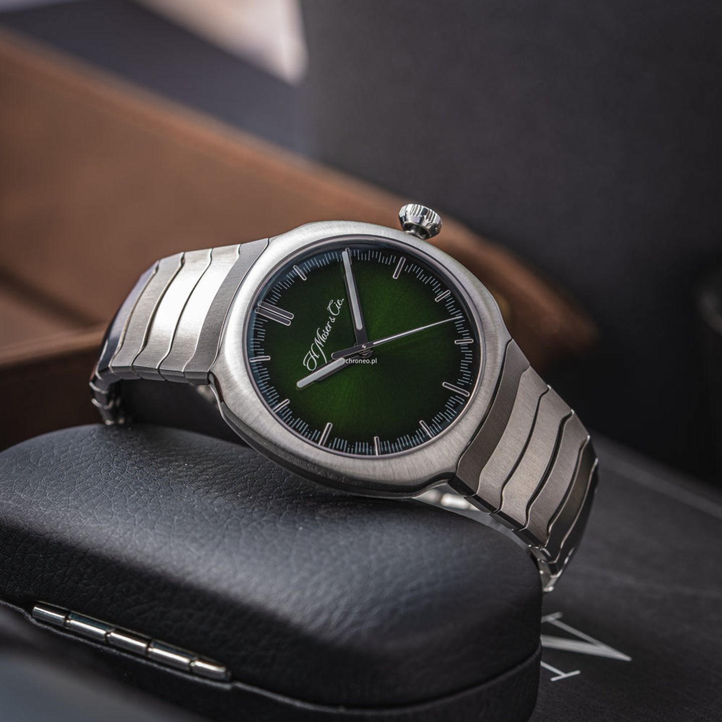 Unknown Unknown 6200-1200 (2023) - Groen wijzerplaat 40mm Staal (1/8)