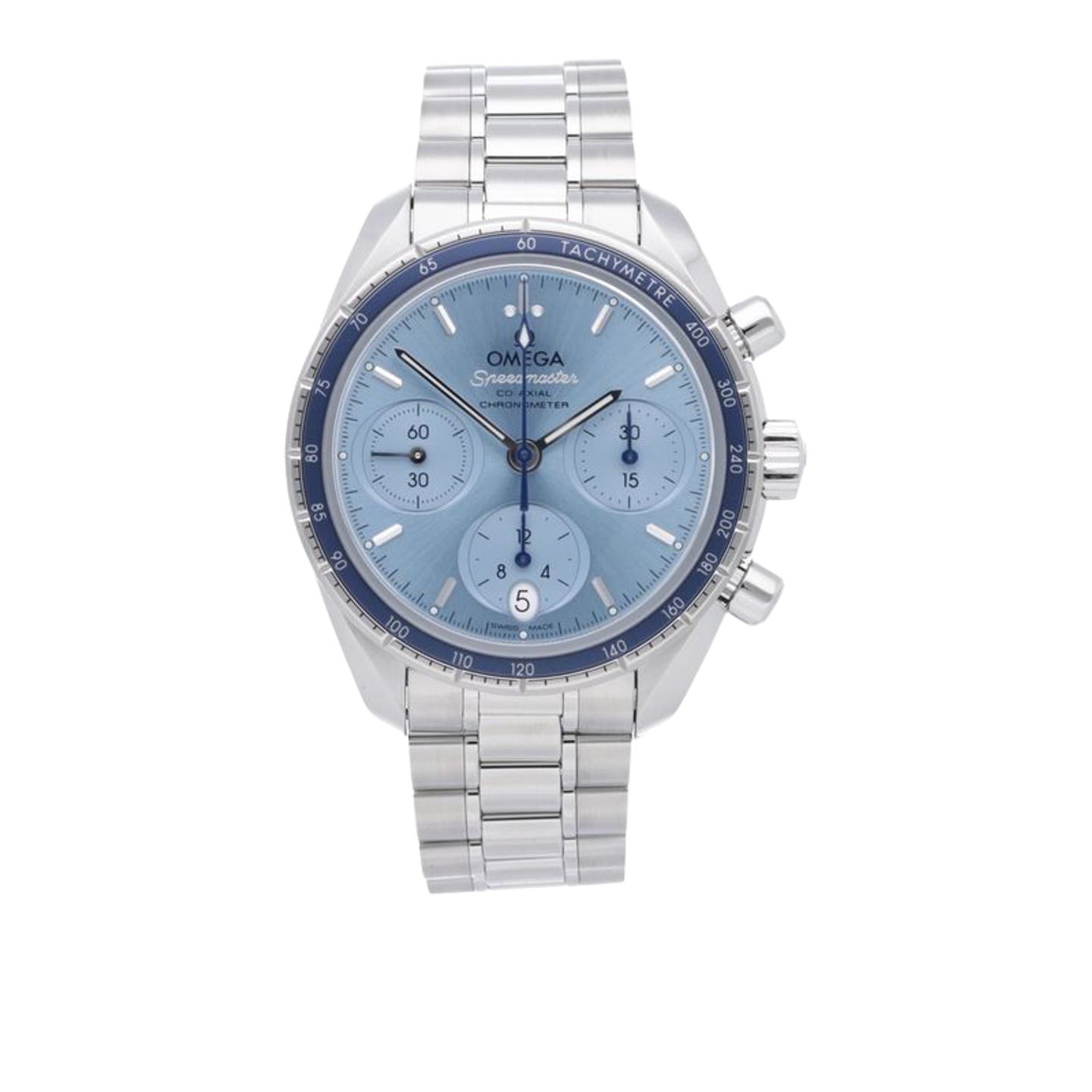 Omega Speedmaster 324.30.38.50.03.001 (2025) - Blauw wijzerplaat 38mm Staal (1/7)