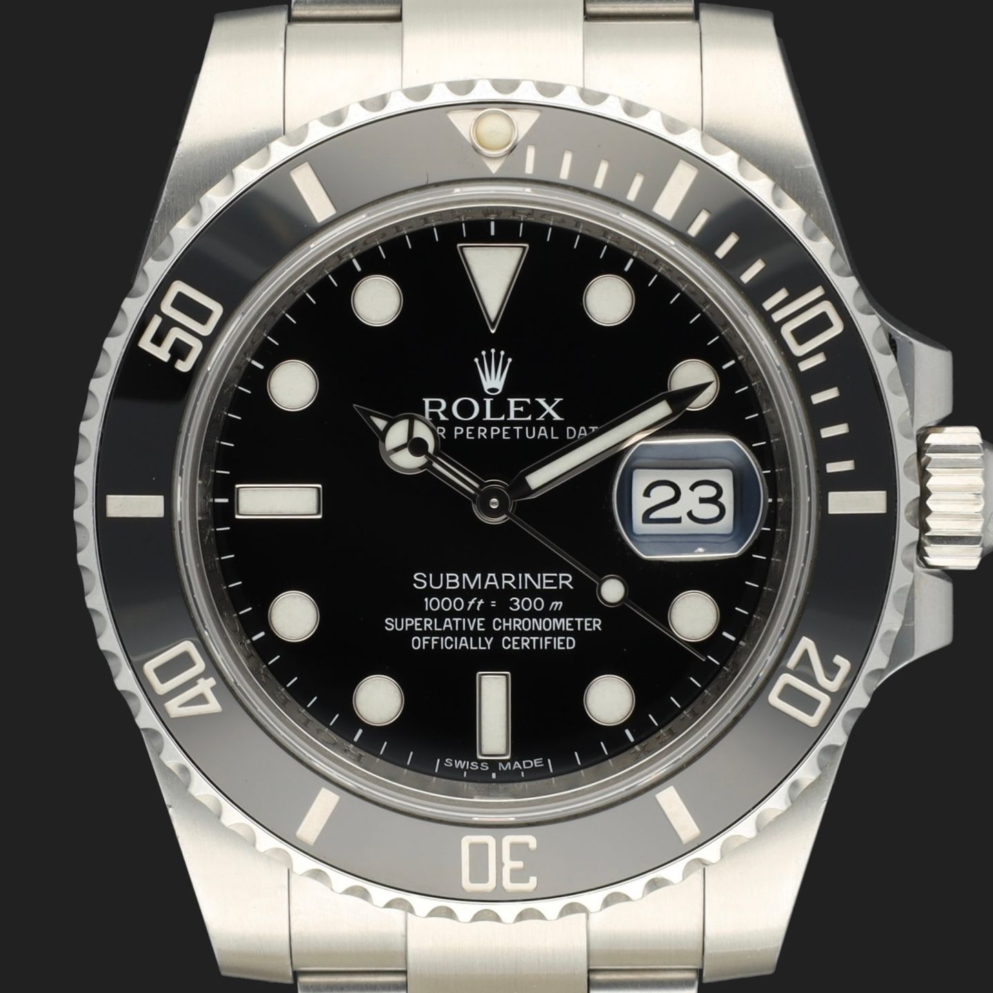 Rolex Submariner Date 116610LN (2013) - 40mm Staal (2/8)