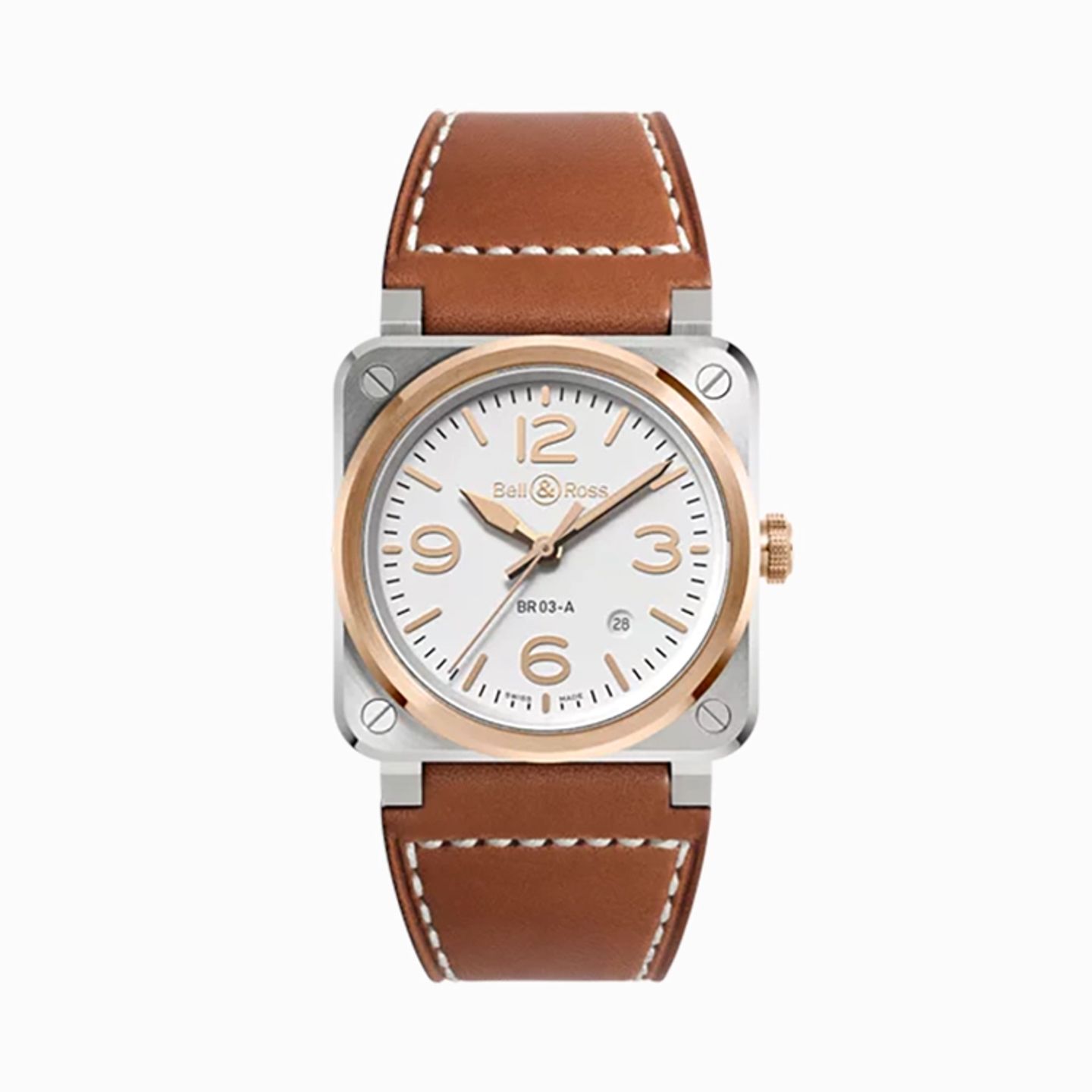 Bell & Ross BR 03 BR03A-WH-STPG/SCA - (1/1)