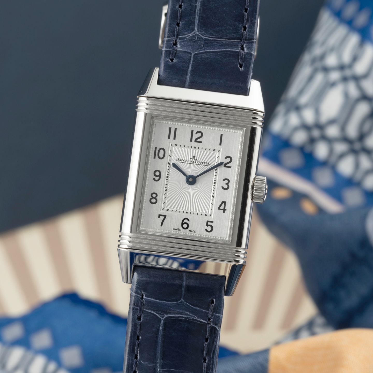 Jaeger-LeCoultre Reverso Classic Small Q2608440 (Onbekend (willekeurig serienummer)) - Zilver wijzerplaat 21mm Staal (3/8)