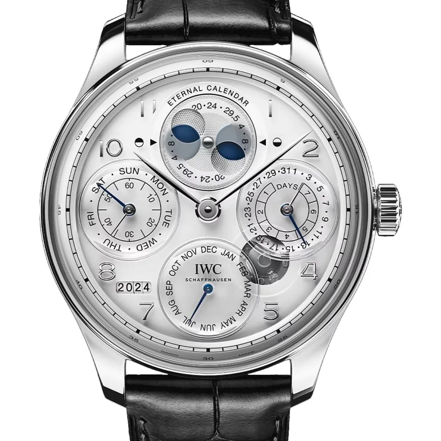 IWC Portuguese Perpetual Calendar IW505701 (2026) - White dial 44 mm Platinum case (1/1)