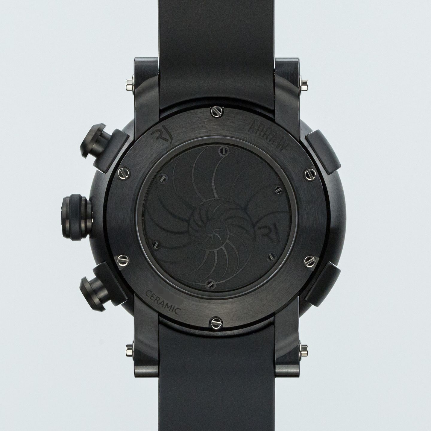 Romain Jerome Moon Invader 1M45C.CCCR.1517.RB (Unknown (random serial)) - Black dial 45 mm Ceramic case (3/6)