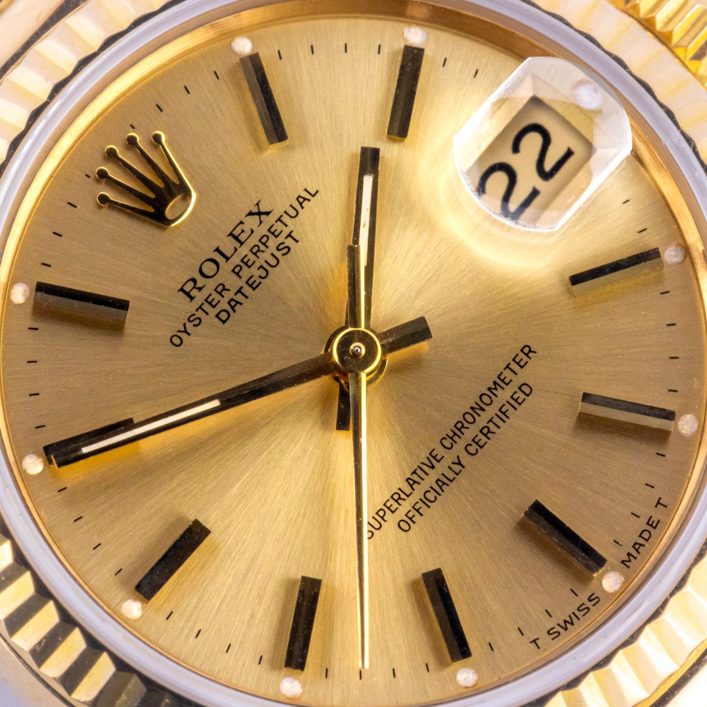 Rolex Datejust 31 68278 (1985) - 31 mm Yellow Gold case (2/8)