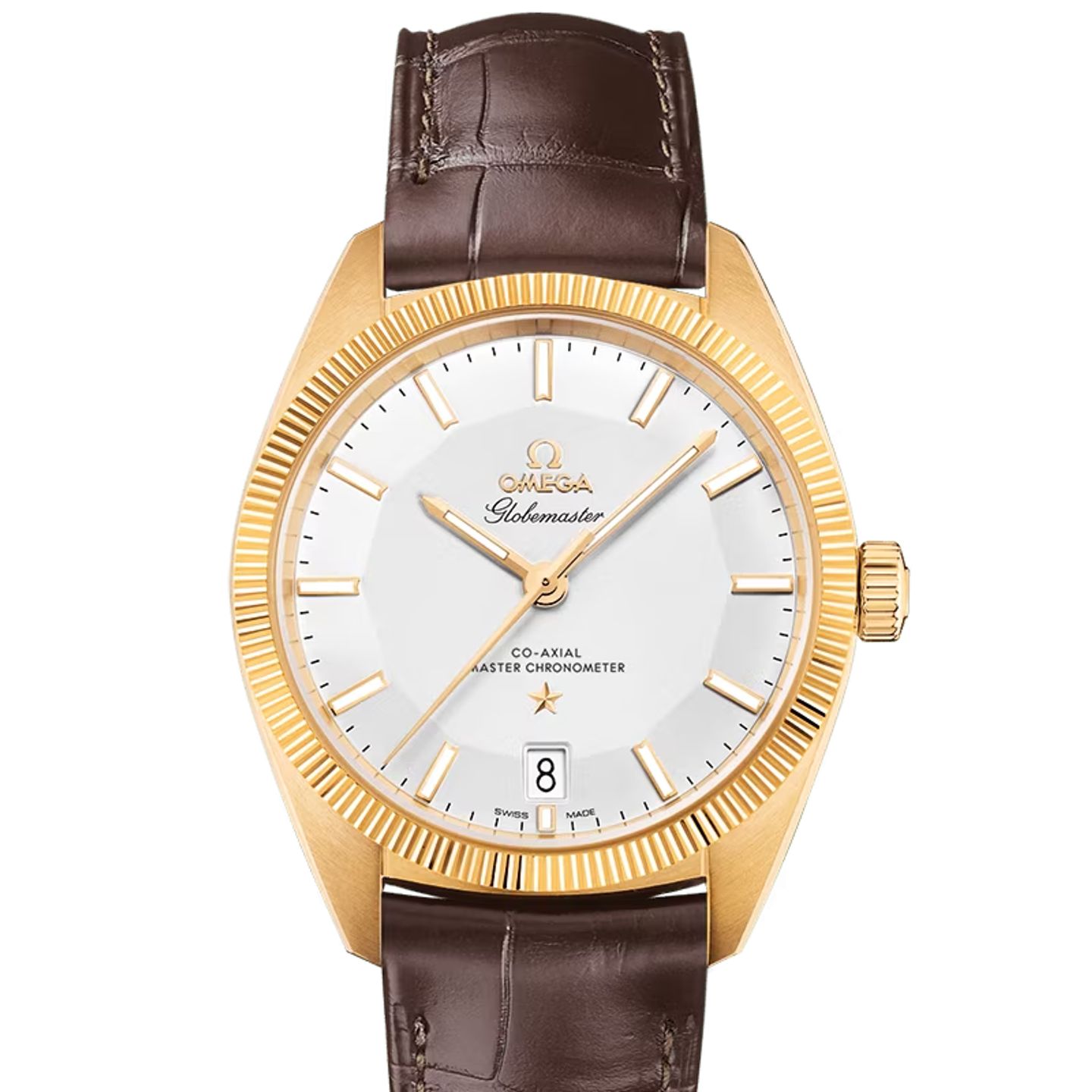 Omega Globemaster 130.53.39.21.02.002 (2024) - Silver dial 39 mm Yellow Gold case (1/1)