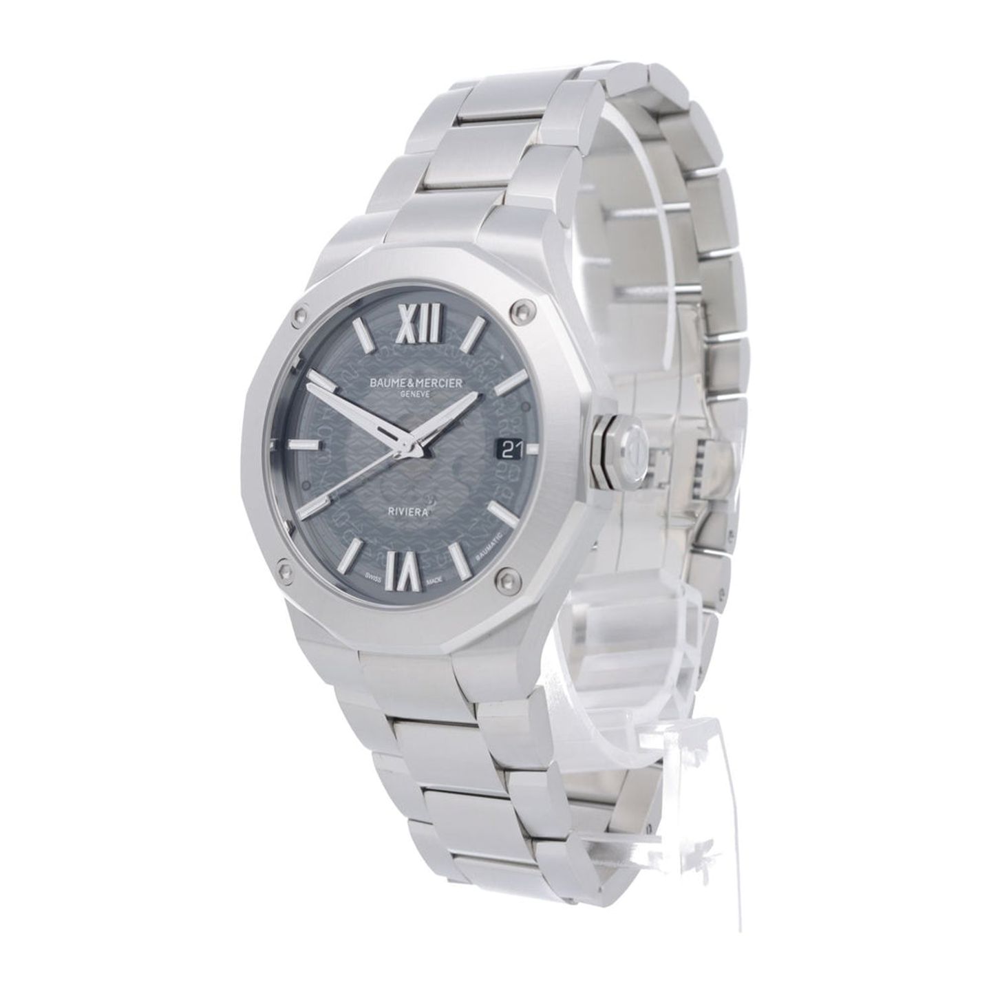 Baume & Mercier Riviera M0A10702 (2026) - Grey dial 42 mm Steel case (2/7)