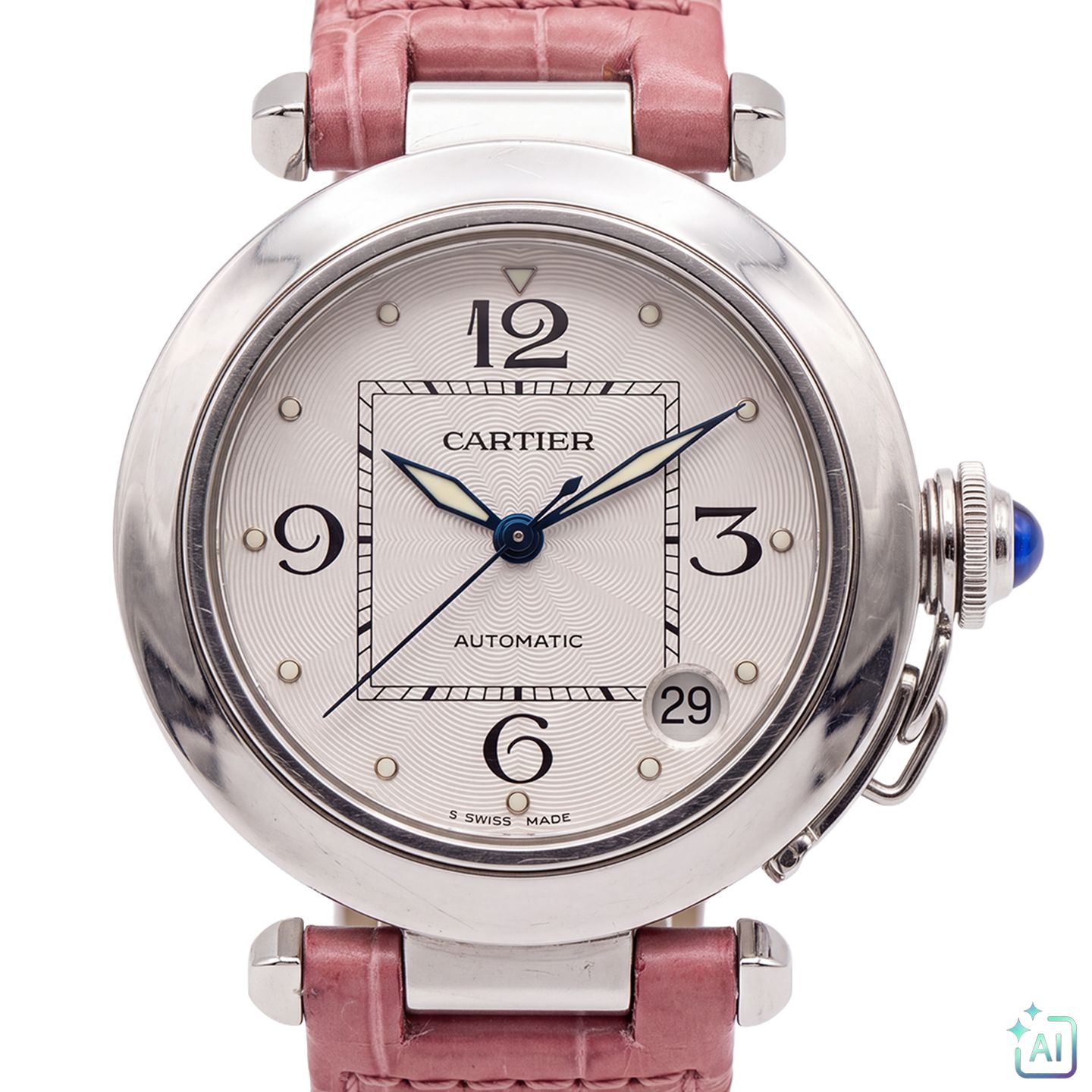 Cartier Pasha C W31044M7 (2023) - 35mm Staal (2/4)