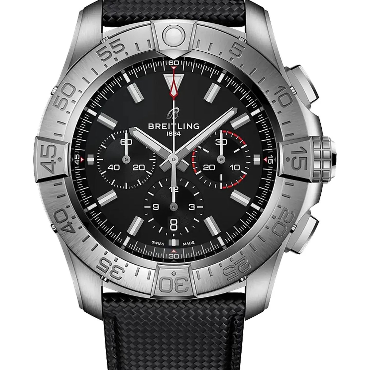 Breitling Super Avenger EB0148101B1X1 (2026) - Black dial 46 mm Titanium case (1/1)