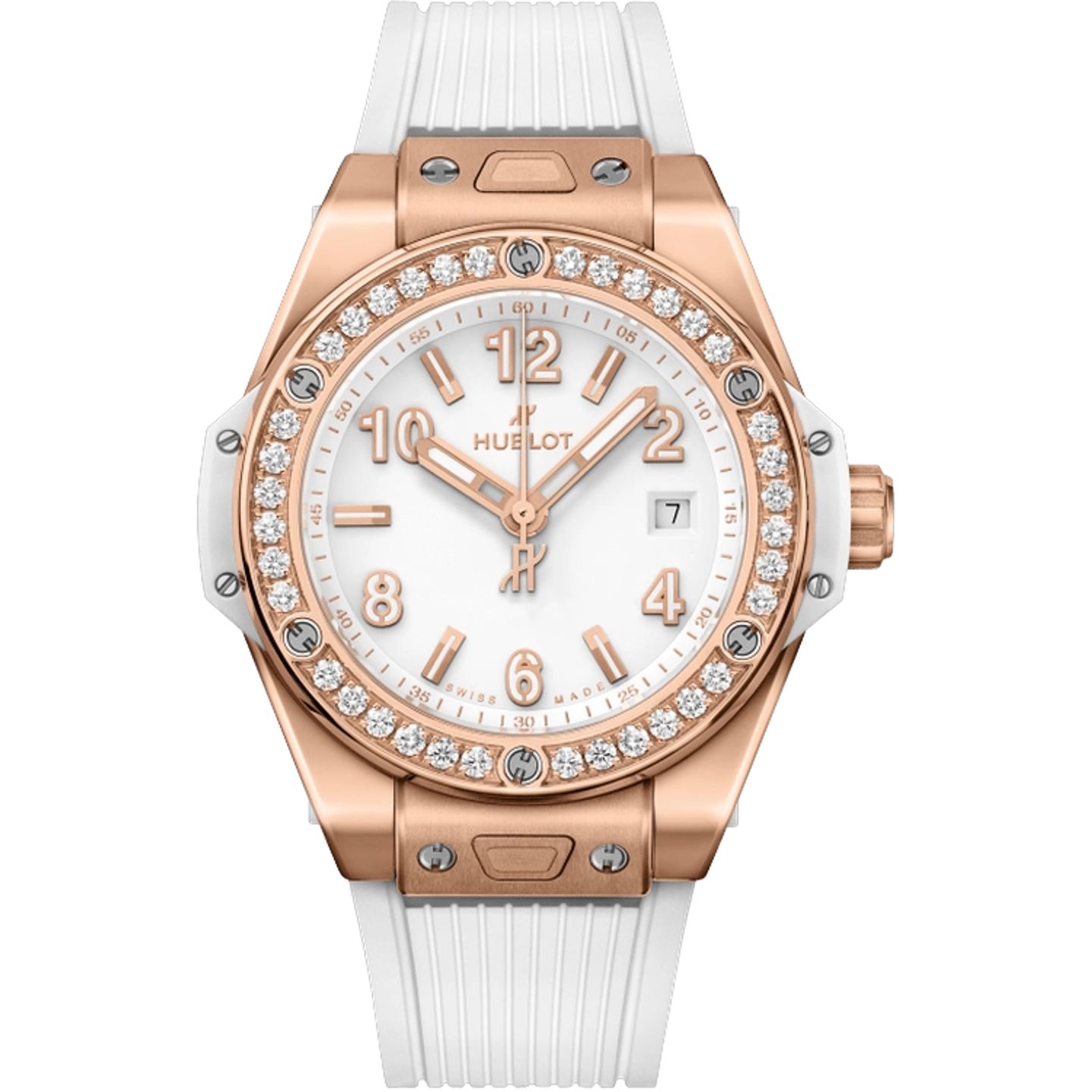 Hublot Big Bang 485.OE.2080.RW.1204 (2025) - White dial 33 mm Rose Gold case (1/1)