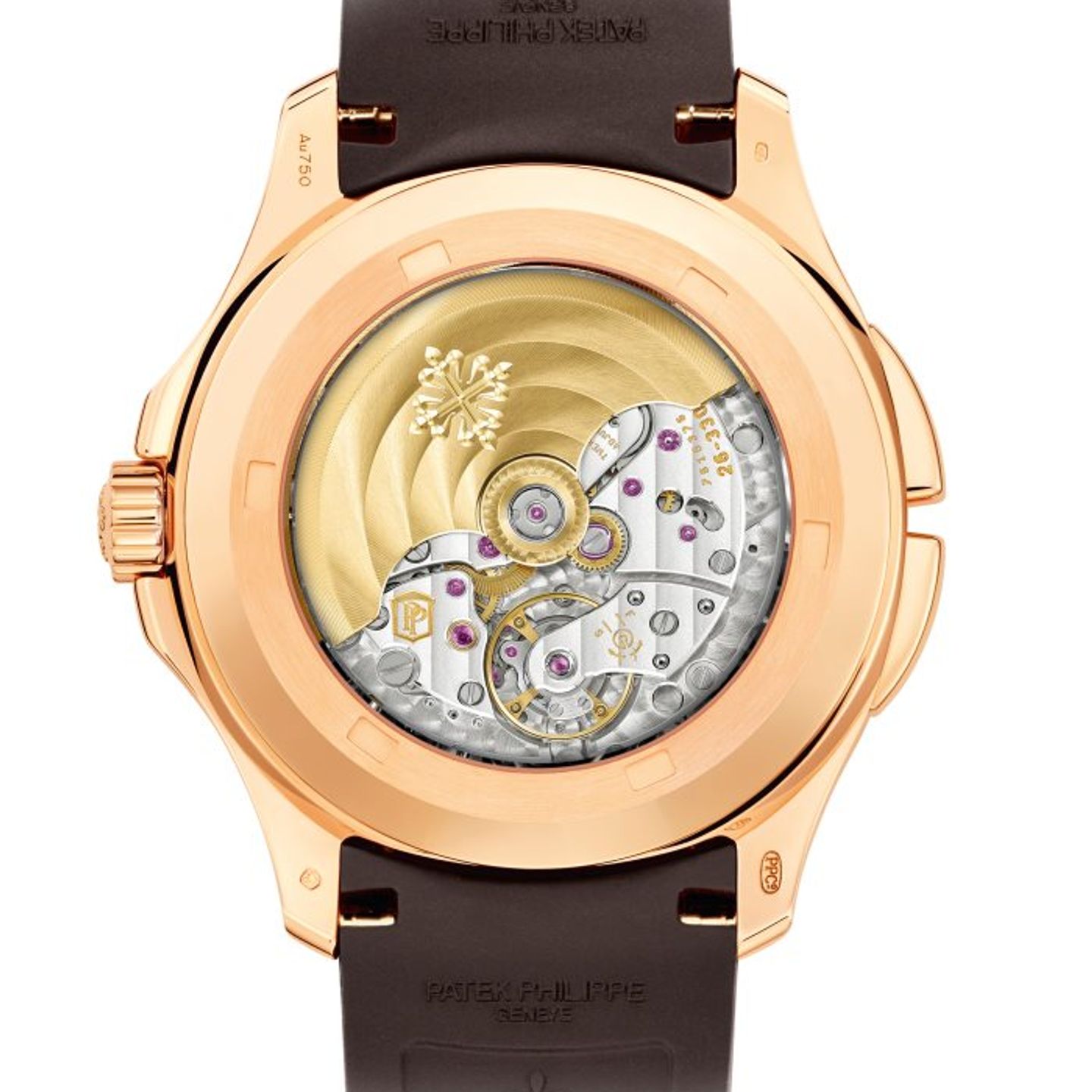 Patek Philippe Aquanaut 5164R-001 (2023) - Brown dial 41 mm Rose Gold case (2/3)
