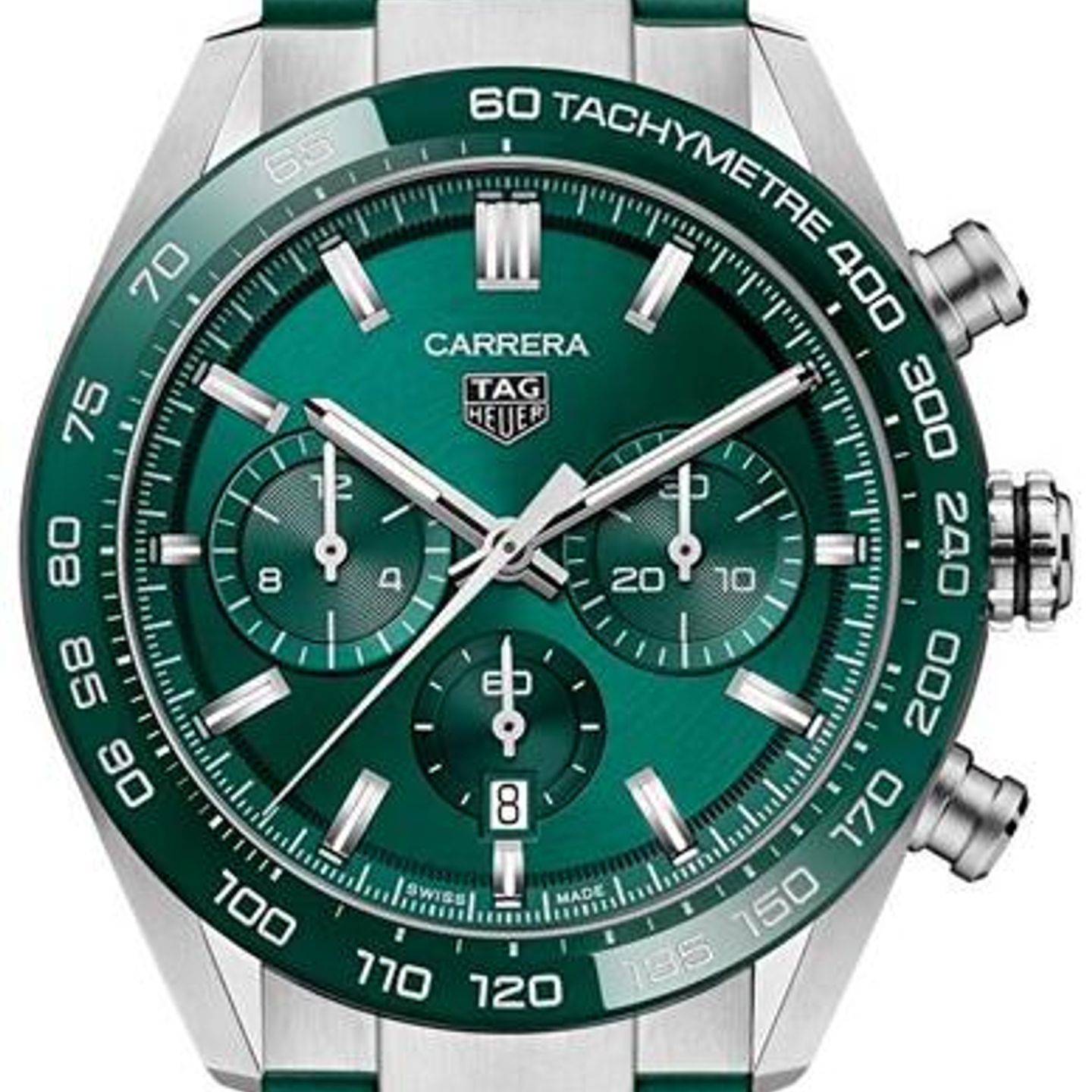 TAG Heuer Carrera CBN2A1N.FT6238 (2025) - Green dial 44 mm Steel case (1/1)
