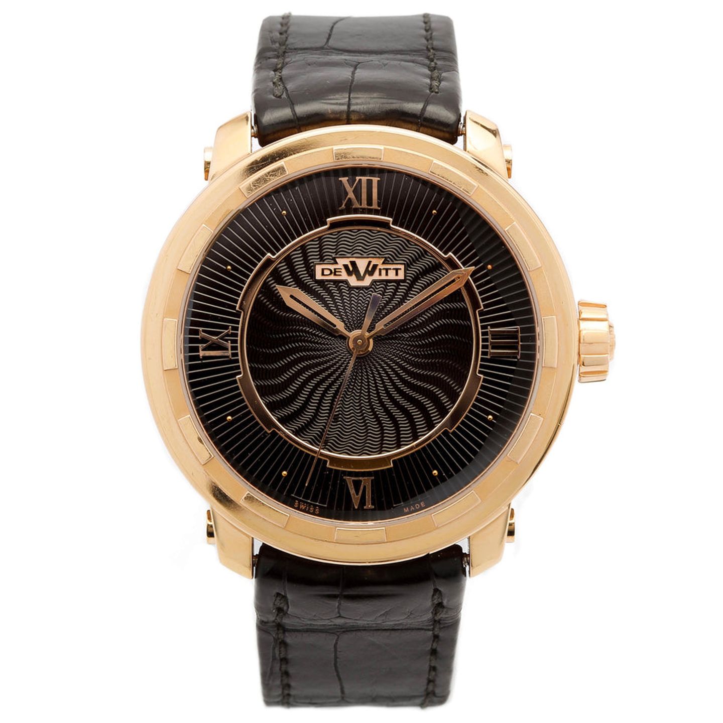 Dewitt Twenty-8-Eight T8.AU.001 (Unknown (random serial)) - Black dial Unknown Rose Gold case (2/5)