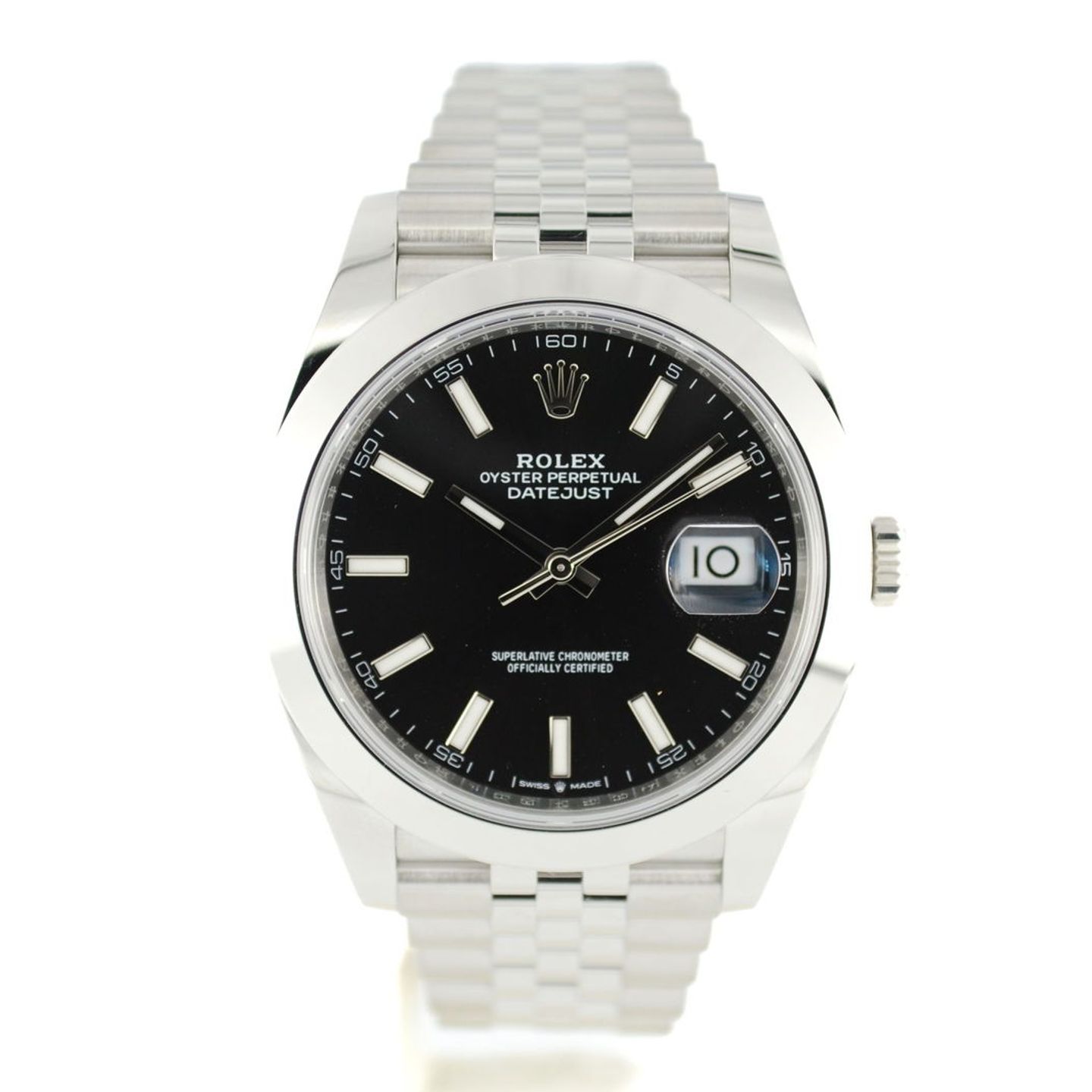 Rolex Datejust 41 126300 (2026) - Zwart wijzerplaat 41mm Staal (1/7)