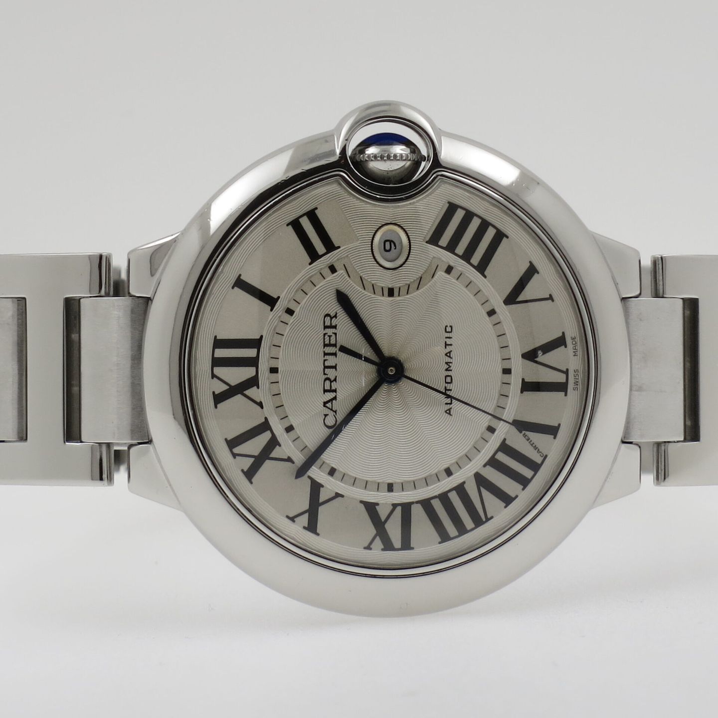 Cartier Ballon Bleu 42mm W69012Z4 (2009) - Zilver wijzerplaat 44mm Staal (2/4)
