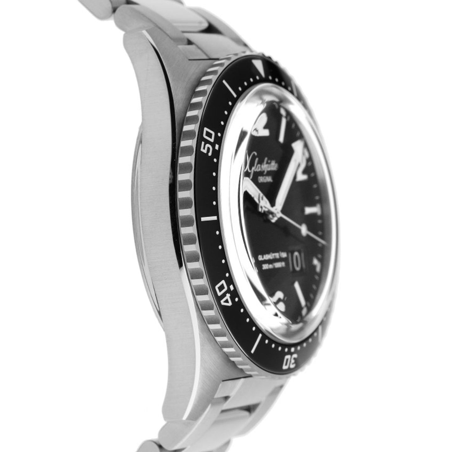 Glashütte Original SeaQ Panorama Date 1-36-13-01-80-70 (2026) - Zwart wijzerplaat 43mm Staal (5/7)