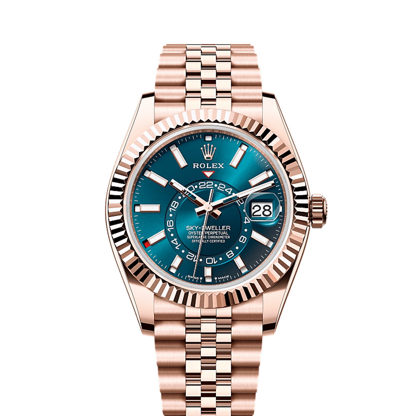 Rolex Sky-Dweller 336935 (2023) - Blue dial 42 mm Rose Gold case (1/1)