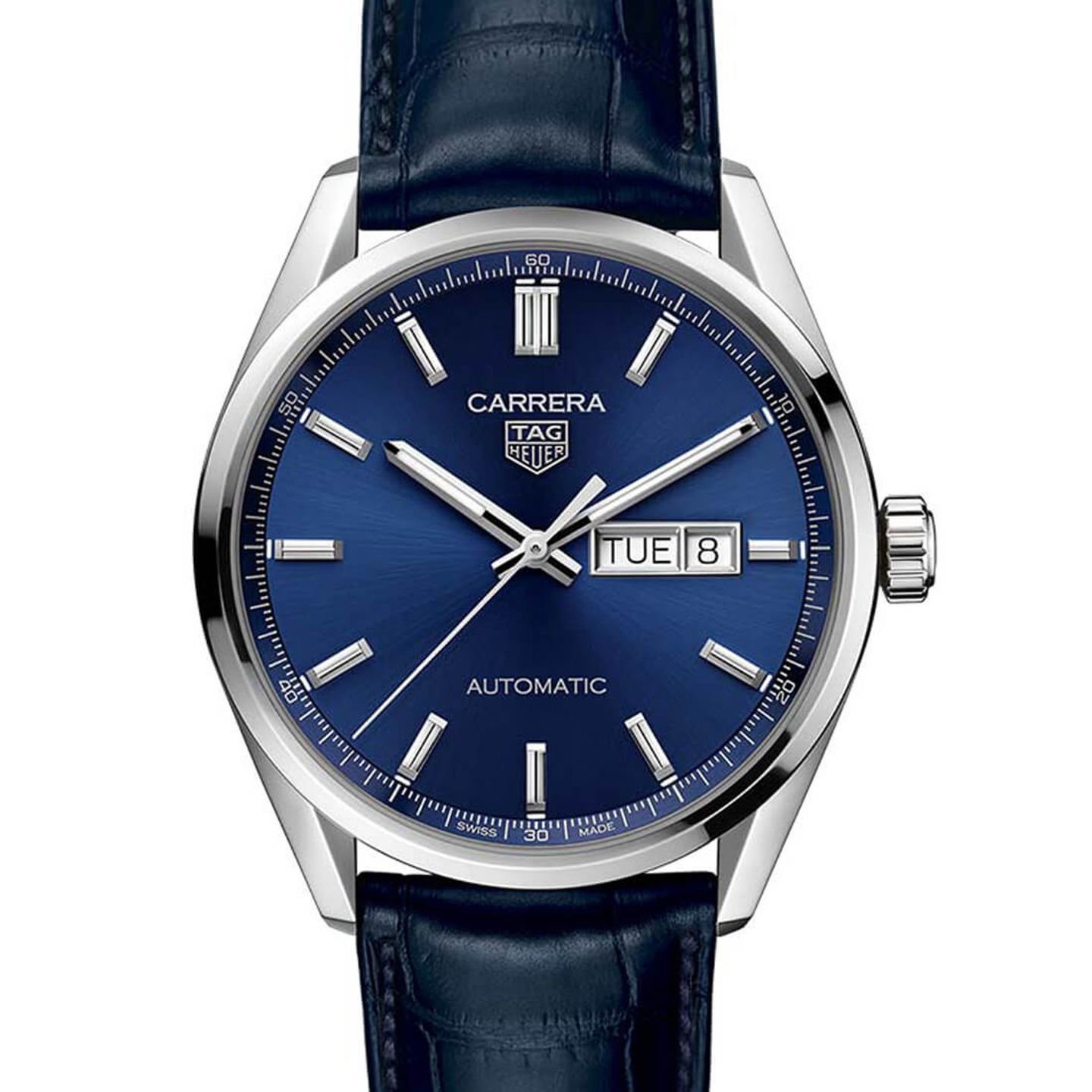 TAG Heuer Carrera Calibre 5 WBN2012.FC6502 (2023) - Blue dial 41 mm Steel case (2/3)