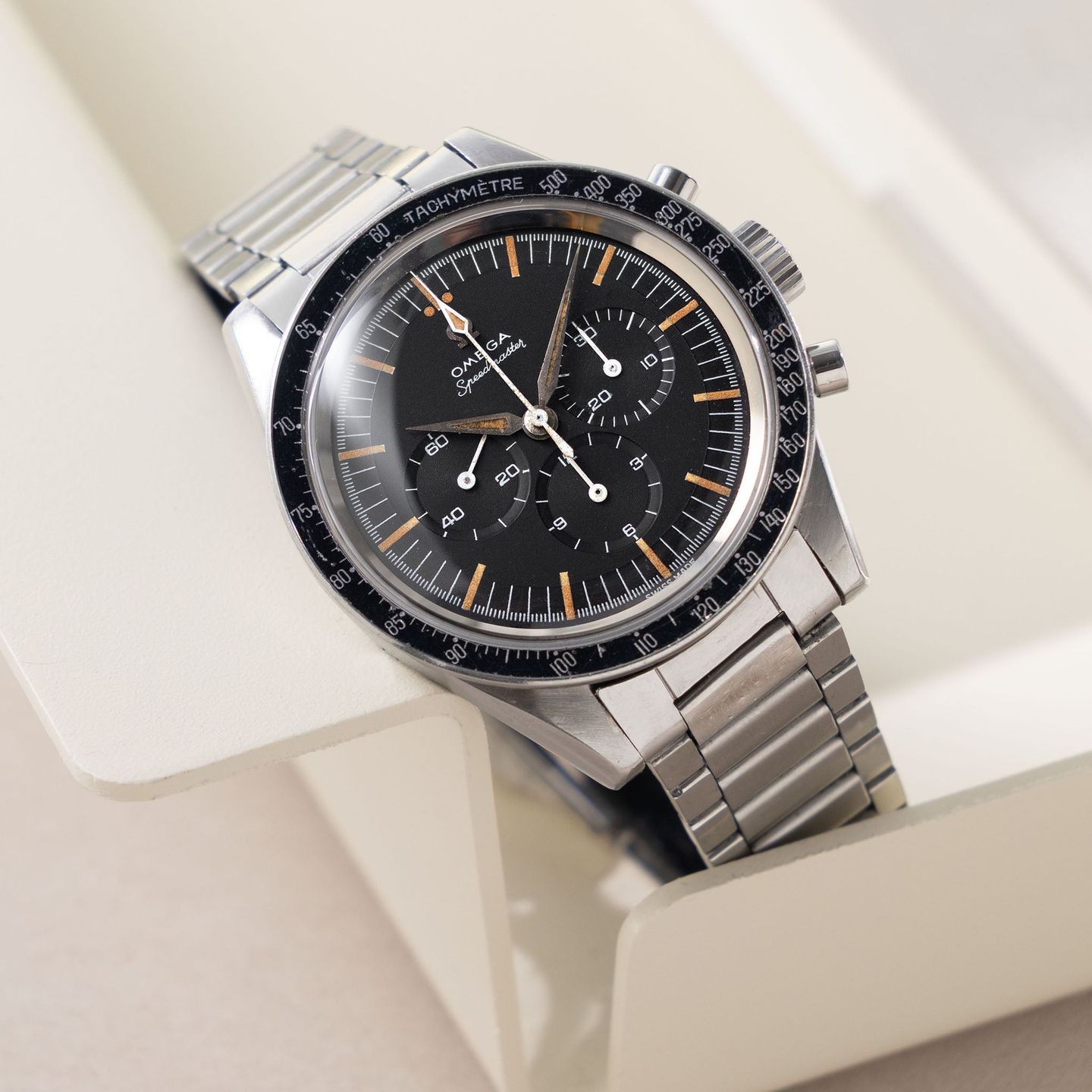 Omega Speedmaster 2998 (1961) - Black dial 39 mm Steel case (1/8)