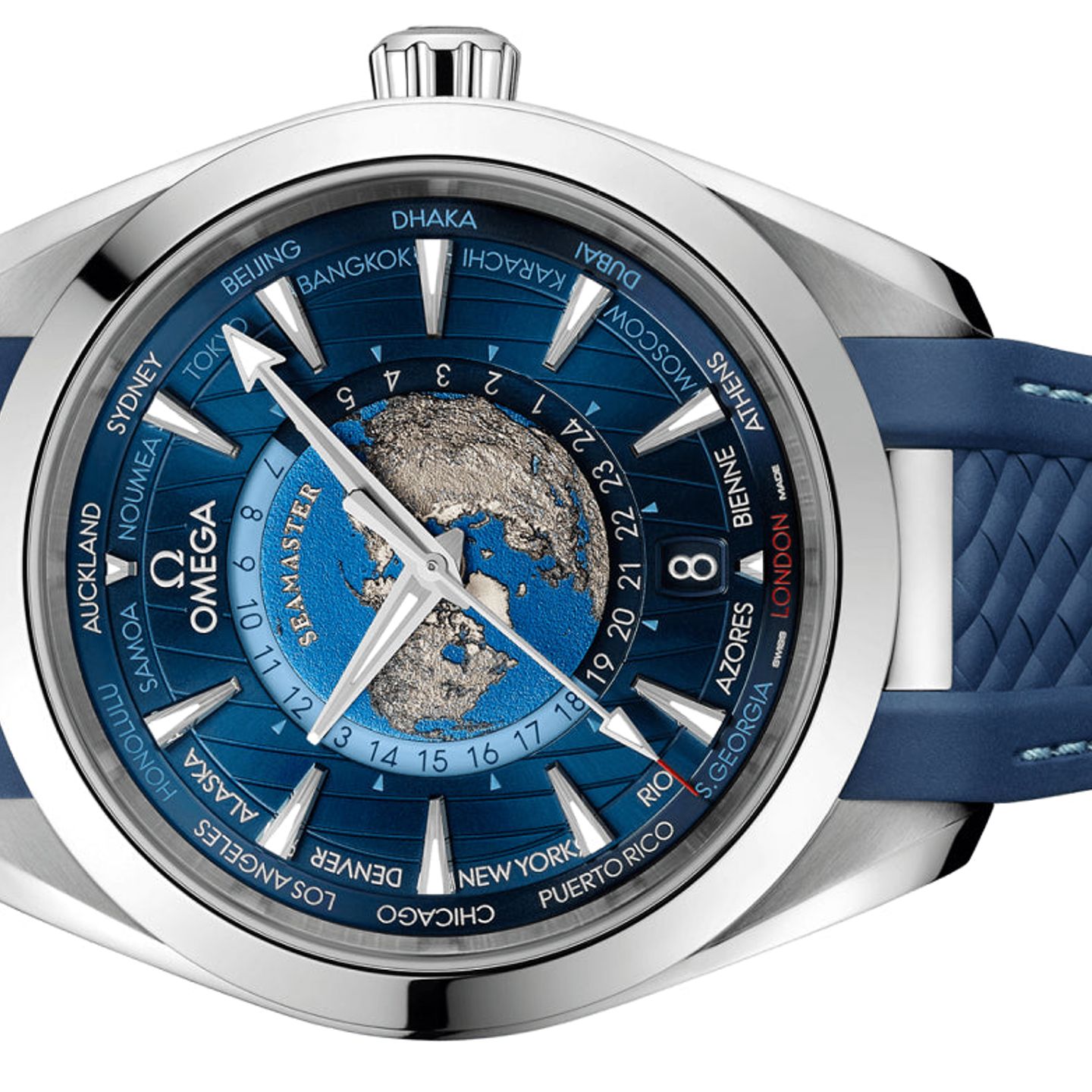 Omega Seamaster Aqua Terra 220.12.43.22.03.001 (2021) - Blue dial 43 mm Steel case (4/4)