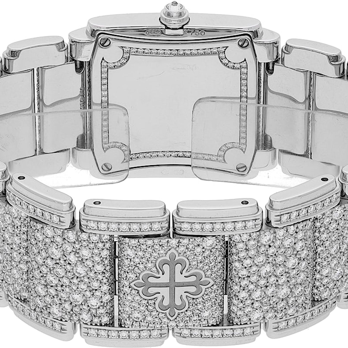 Patek Philippe Twenty~4 4910/52G-001 (2022) - Diamant wijzerplaat 26mm Staal (5/5)