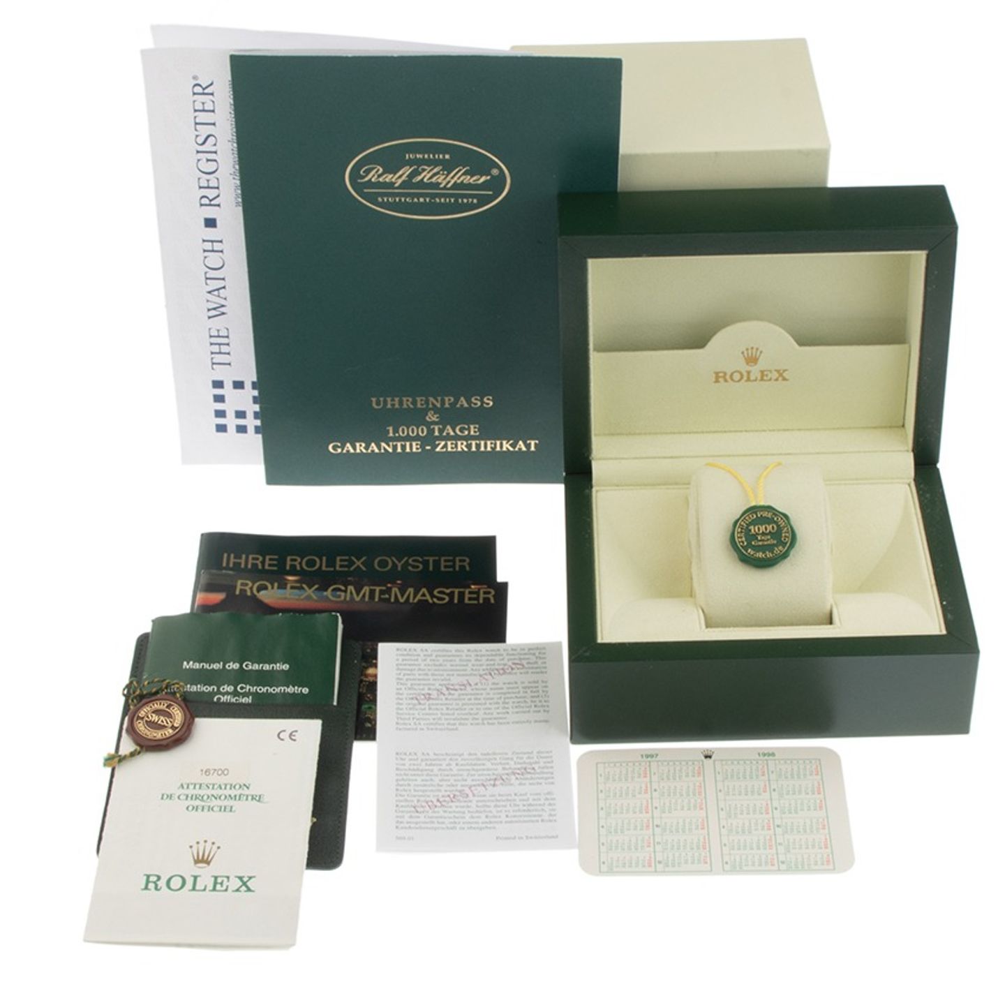 Rolex GMT-Master 16700 (1997) - Zwart wijzerplaat 40mm Staal (2/8)