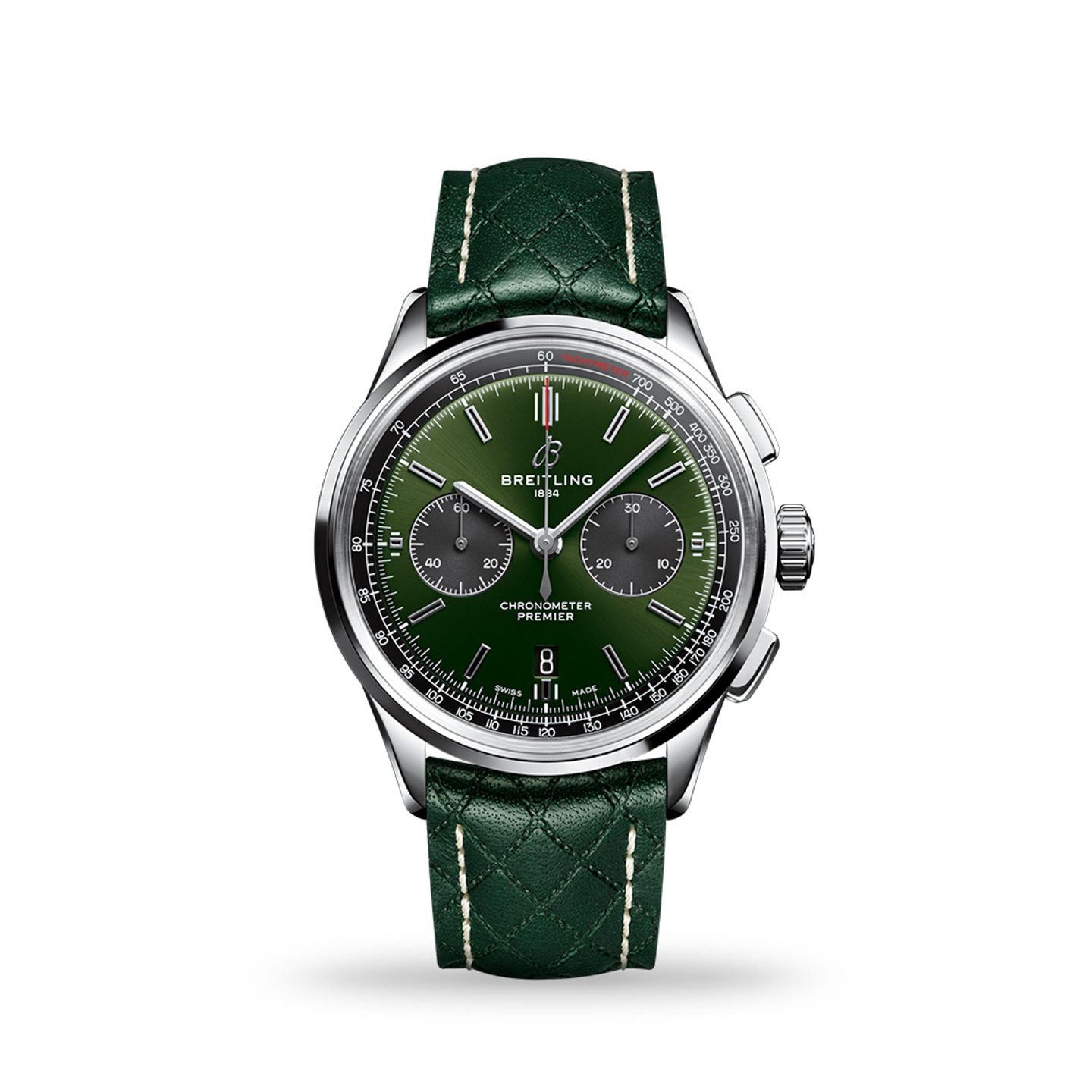 Breitling for Bentley AB0118A11L1X1 (2020) - Green dial 42 mm Steel case (1/2)