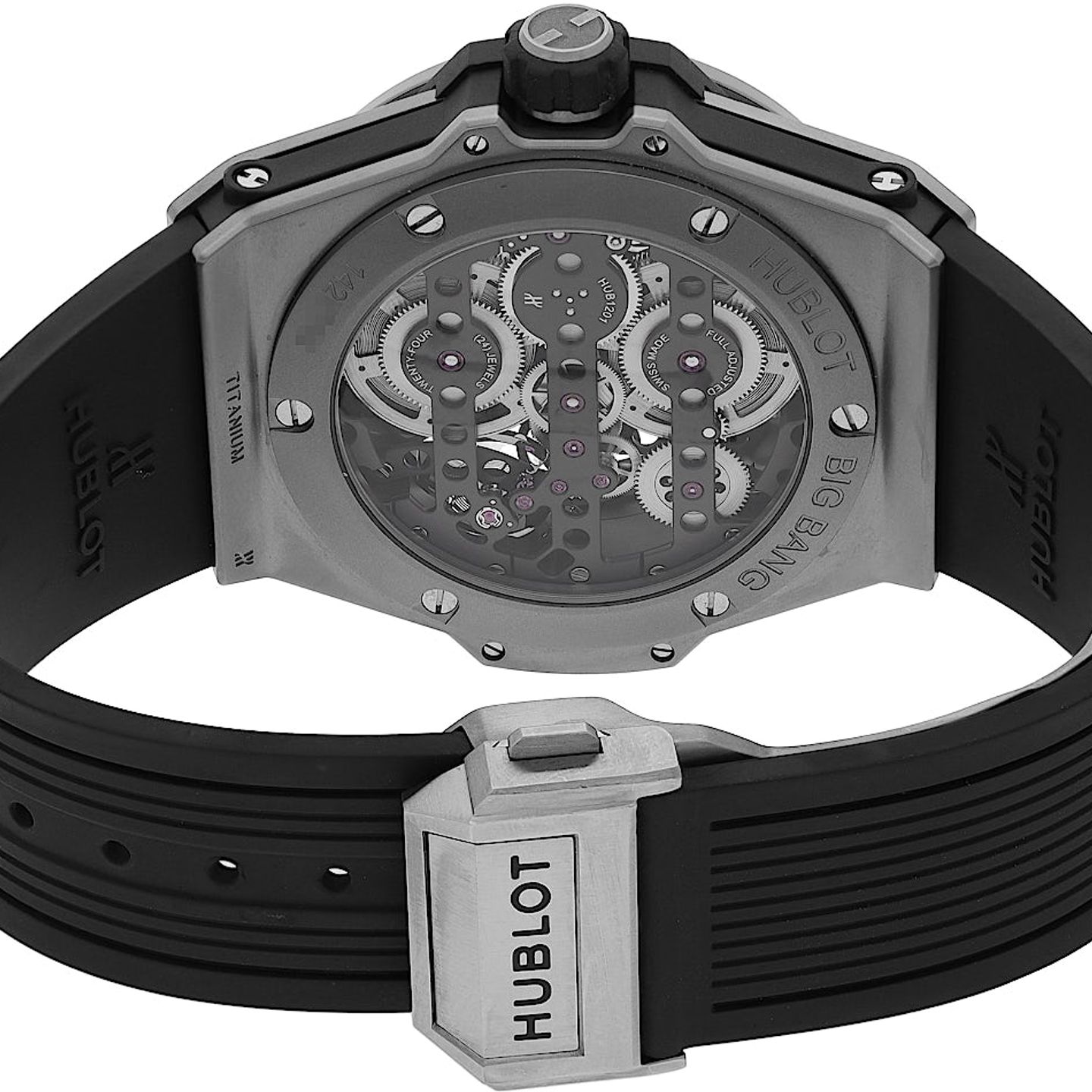 Hublot Big Bang Meca-10 414.NI.1123.RX (2019) - Transparent dial 45 mm Titanium case (5/5)