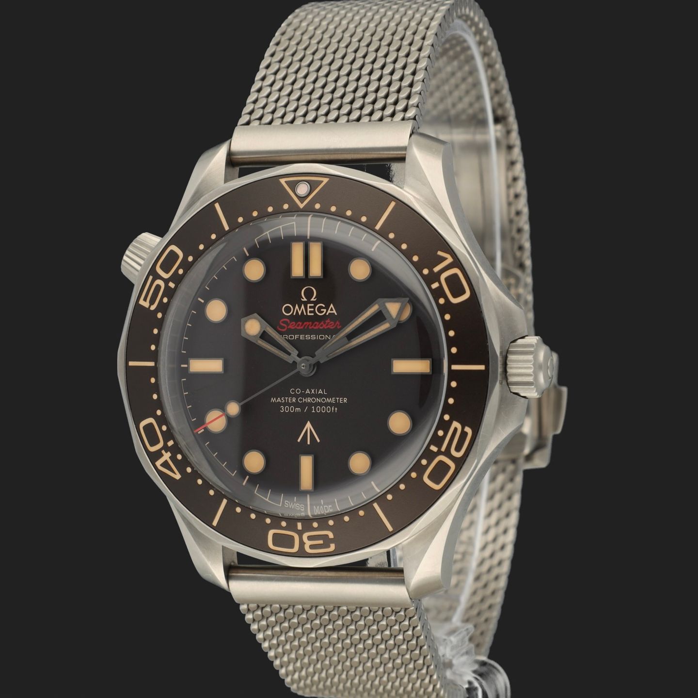 Omega Seamaster Diver 300 M 210.90.42.20.01.001 (2022) - Brown dial 42 mm Titanium case (1/8)