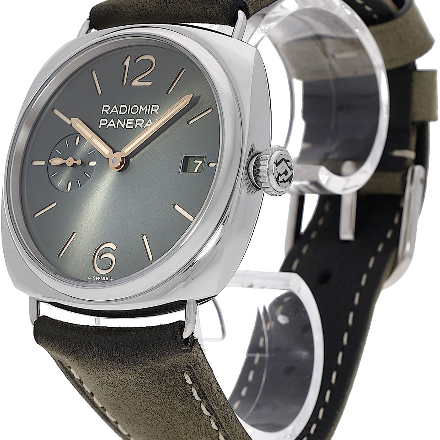 Panerai Radiomir PAM01386 (2023) - Green dial 40 mm Steel case (3/5)